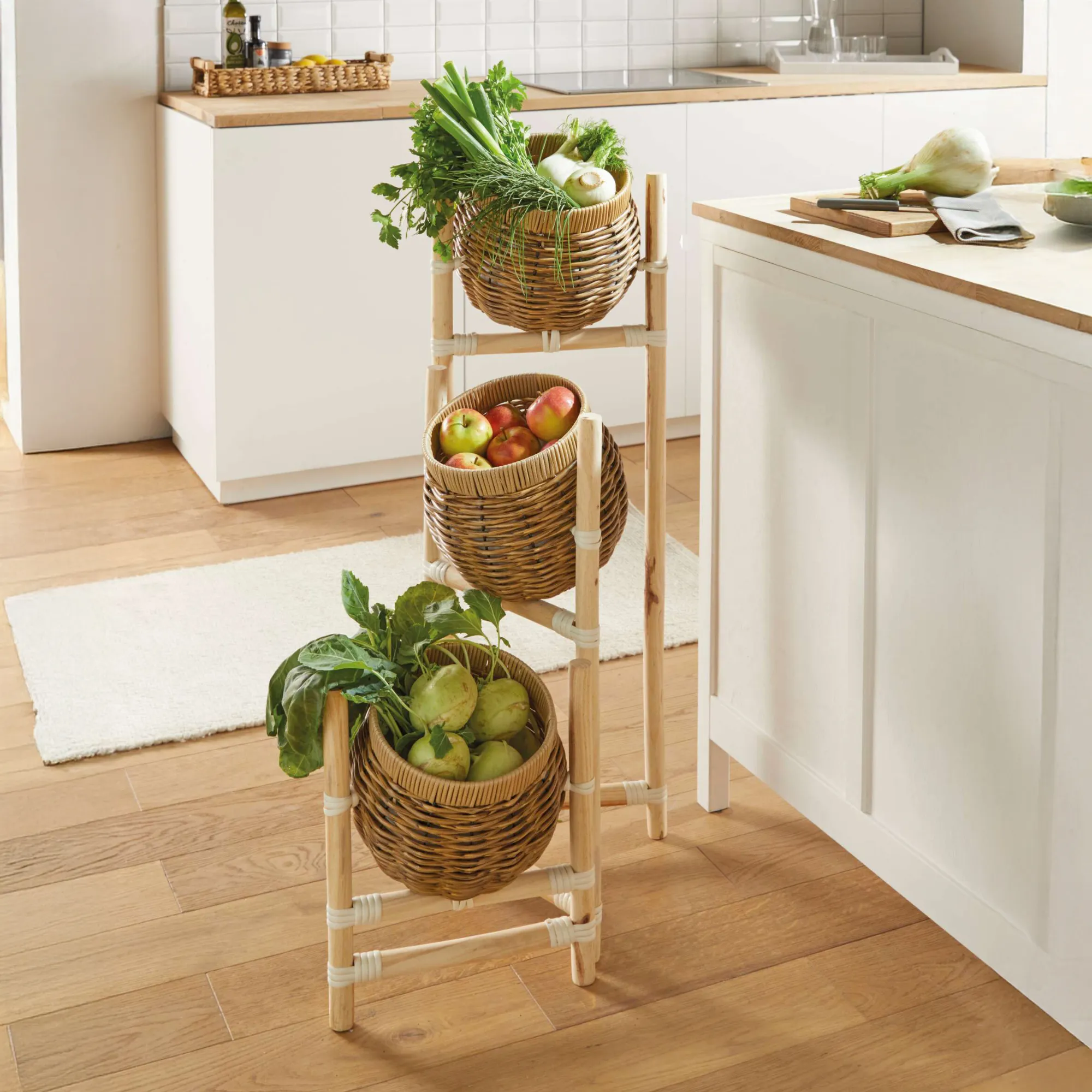 Korbständer "Polyrattan"  im Frank Flechtwaren Online Shop für Küche kaufen