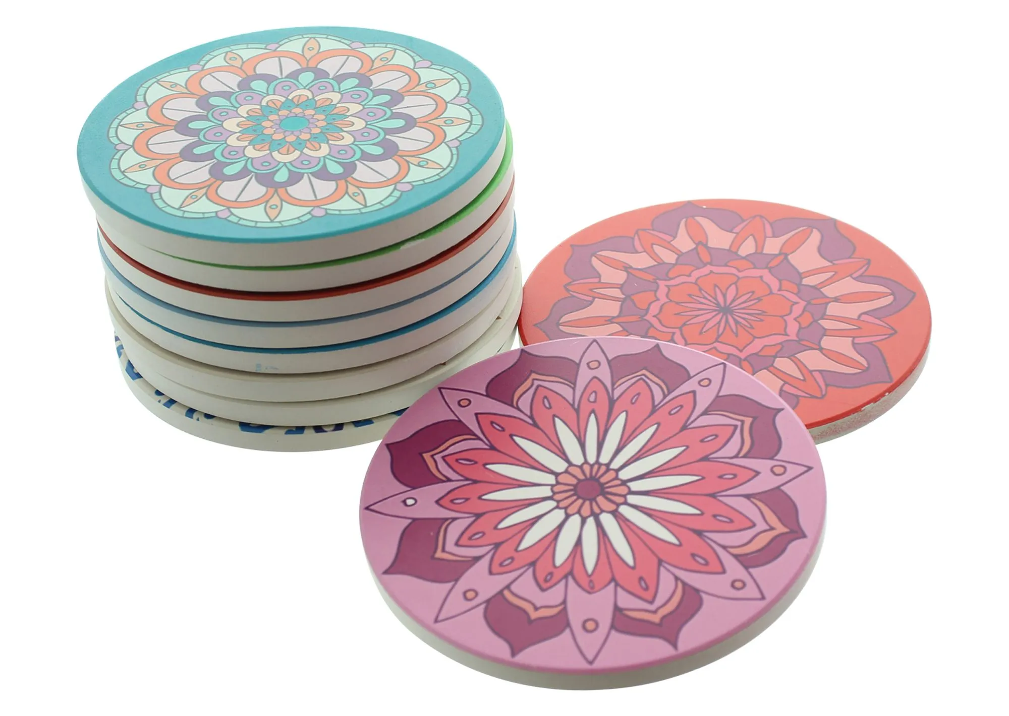 Untersetzer "Mandala", 10er Set  im Frank Flechtwaren Online Shop für Bella Italia kaufen