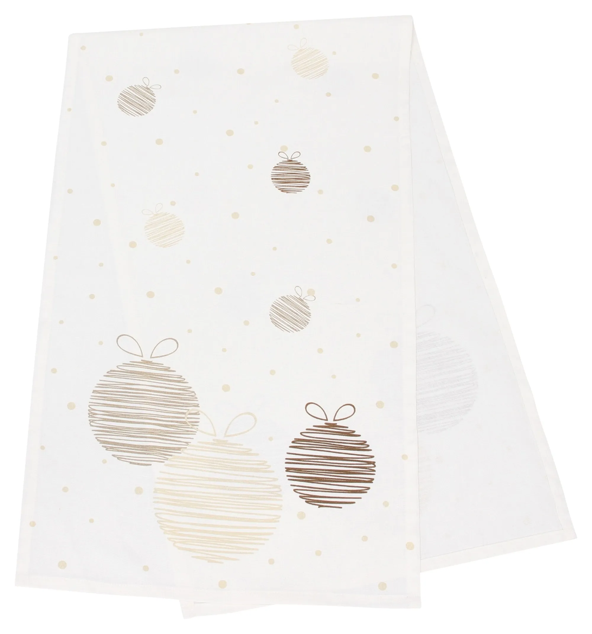 Tischläufer "Christbaumkugeln"  im Frank Flechtwaren Online Shop für Weihnachtliche Tischwäsche kaufen