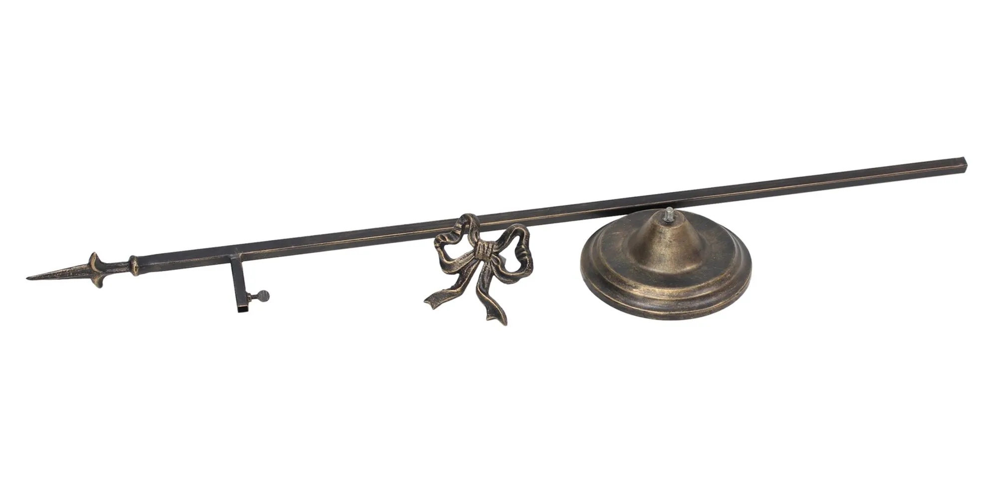 Kranzhalter "Schleife"  im Frank Flechtwaren Online Shop für Vintage-Flair im Weihnachtsgarten kaufen