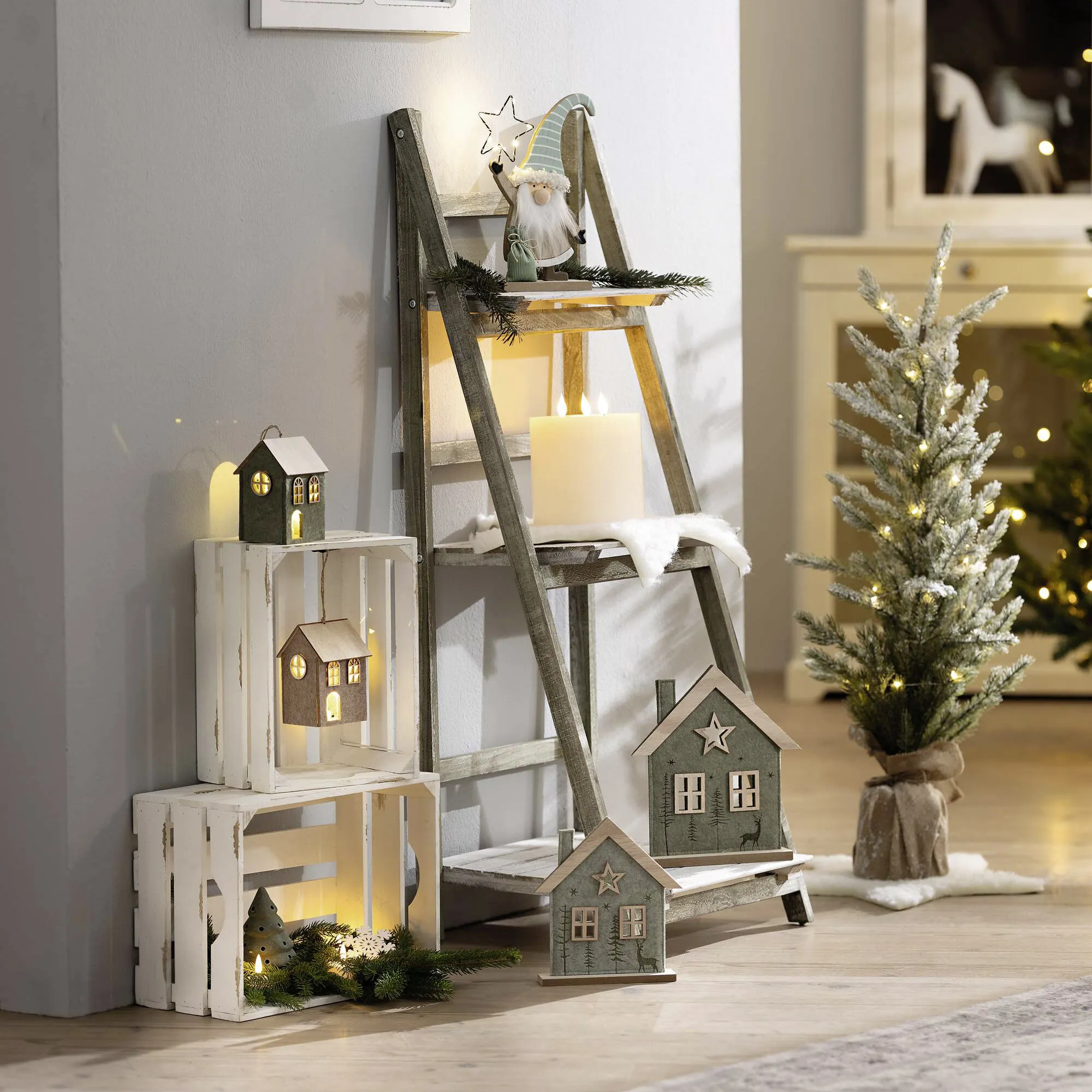 Haus "Wald-Idylle", 2er Set  im Frank Flechtwaren Online Shop kaufen
