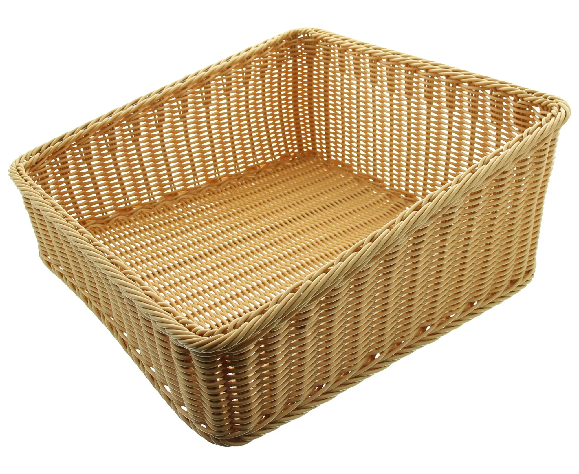 Regalkorb "Poly", 50 x 50 cm  im Frank Flechtwaren Online Shop für Auslagekörbe &amp; Regalkörbe kaufen