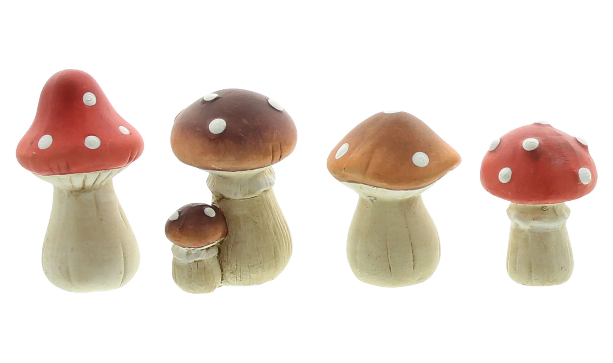 Fliegenpilz "Petit", 8er Set  im Frank Flechtwaren Online Shop für Waldspaziergang kaufen