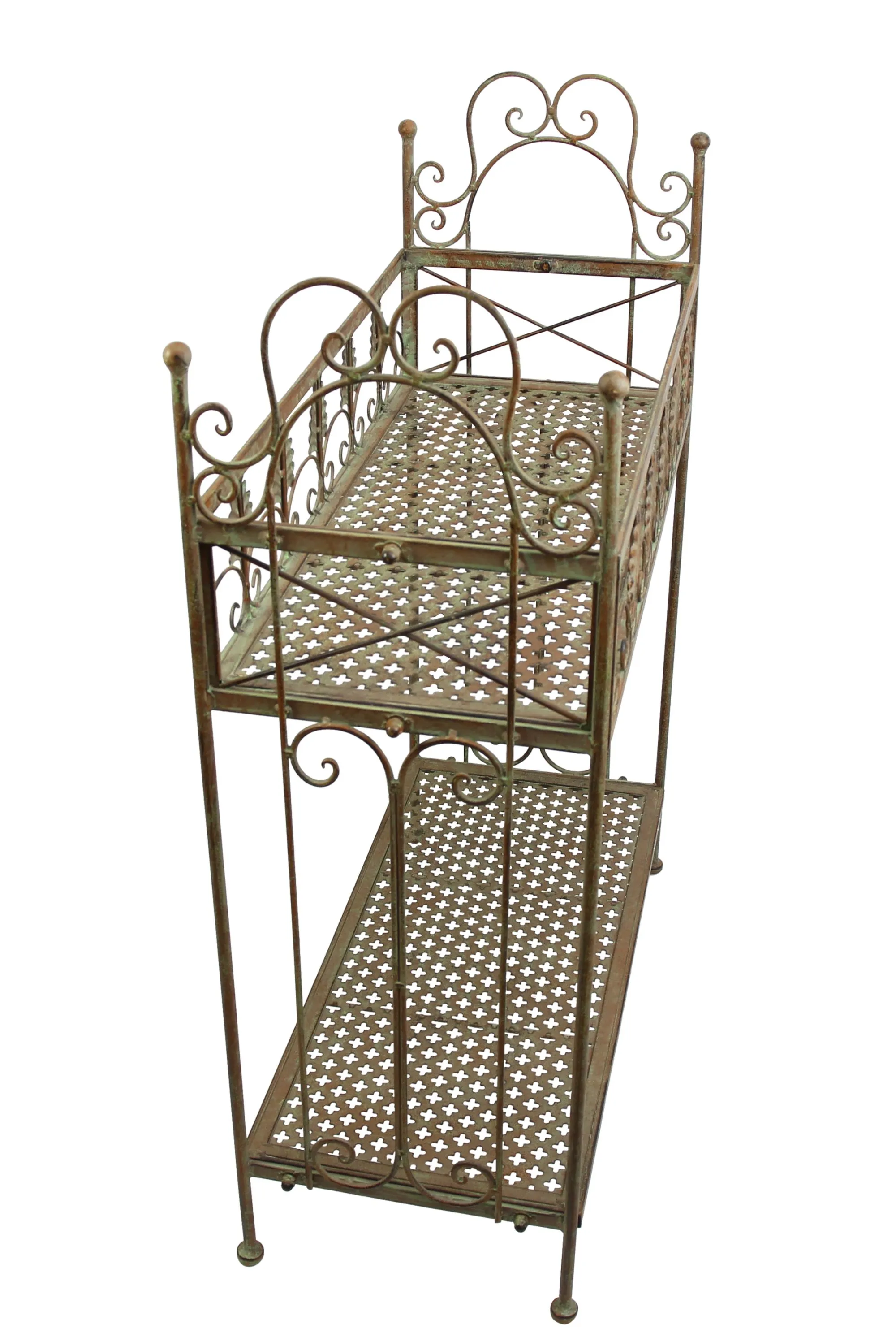 Regal "Antik"  im Frank Flechtwaren Online Shop für Regale für den Garten kaufen