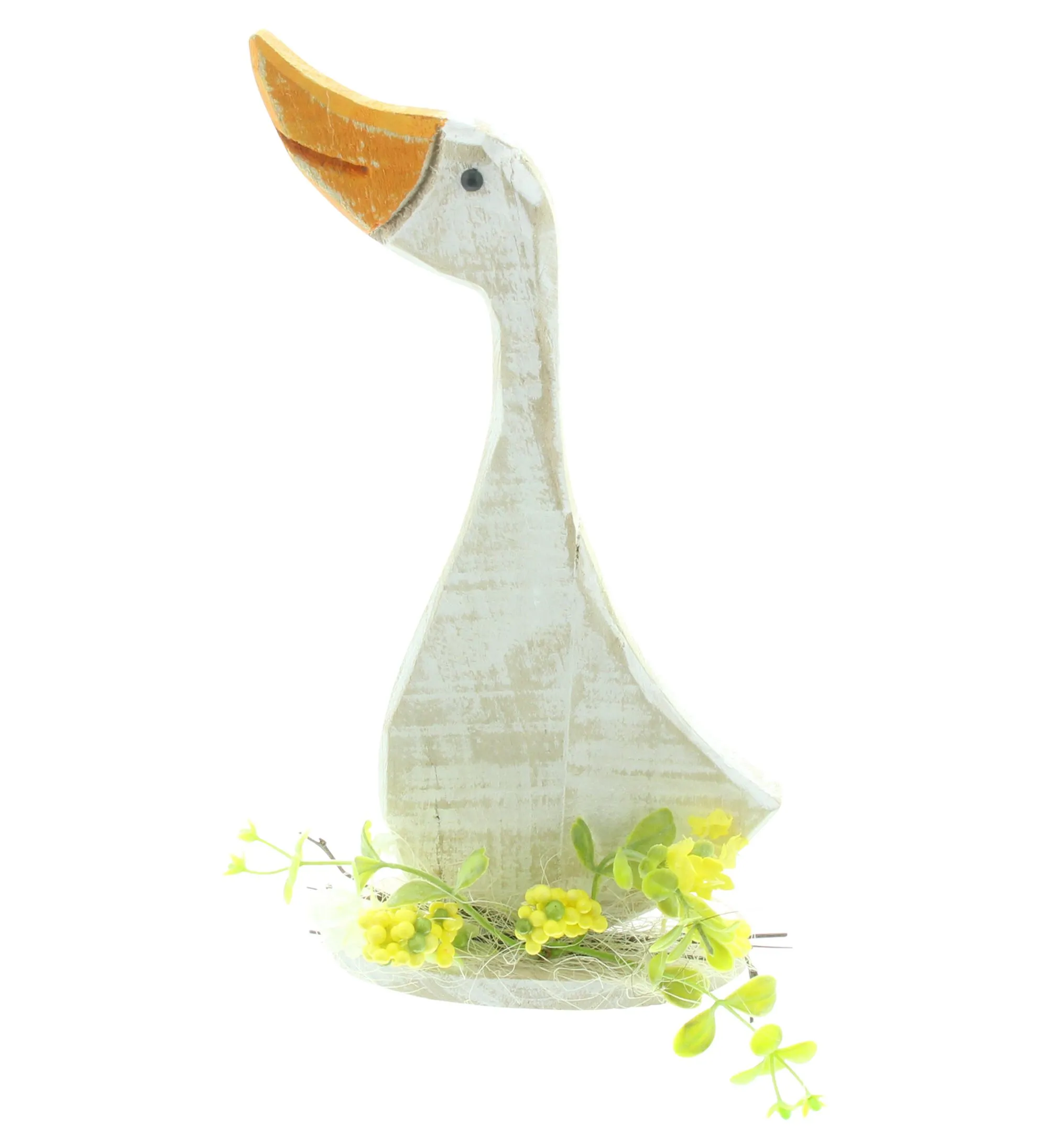 Figur "Frühlingsgans"  im Frank Flechtwaren Online Shop für Hasen &amp; Co kaufen