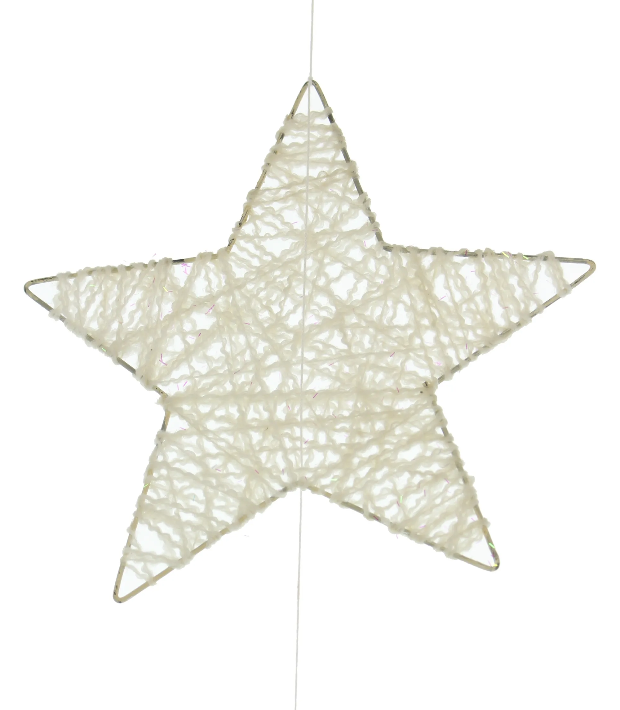 Sterngirlande "White"  im Frank Flechtwaren Online Shop für Sterne kaufen