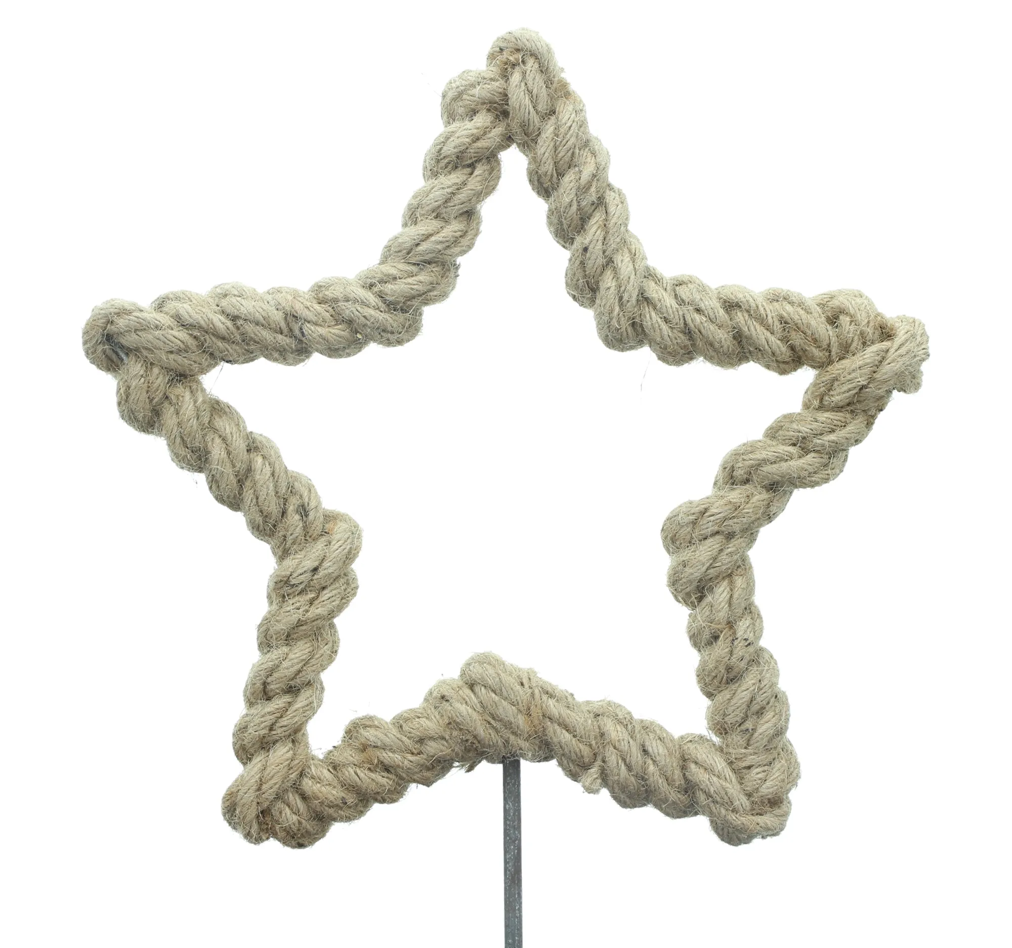 Stecker "Stern", natur  im Frank Flechtwaren Online Shop für Weihnachtliches Chalet kaufen