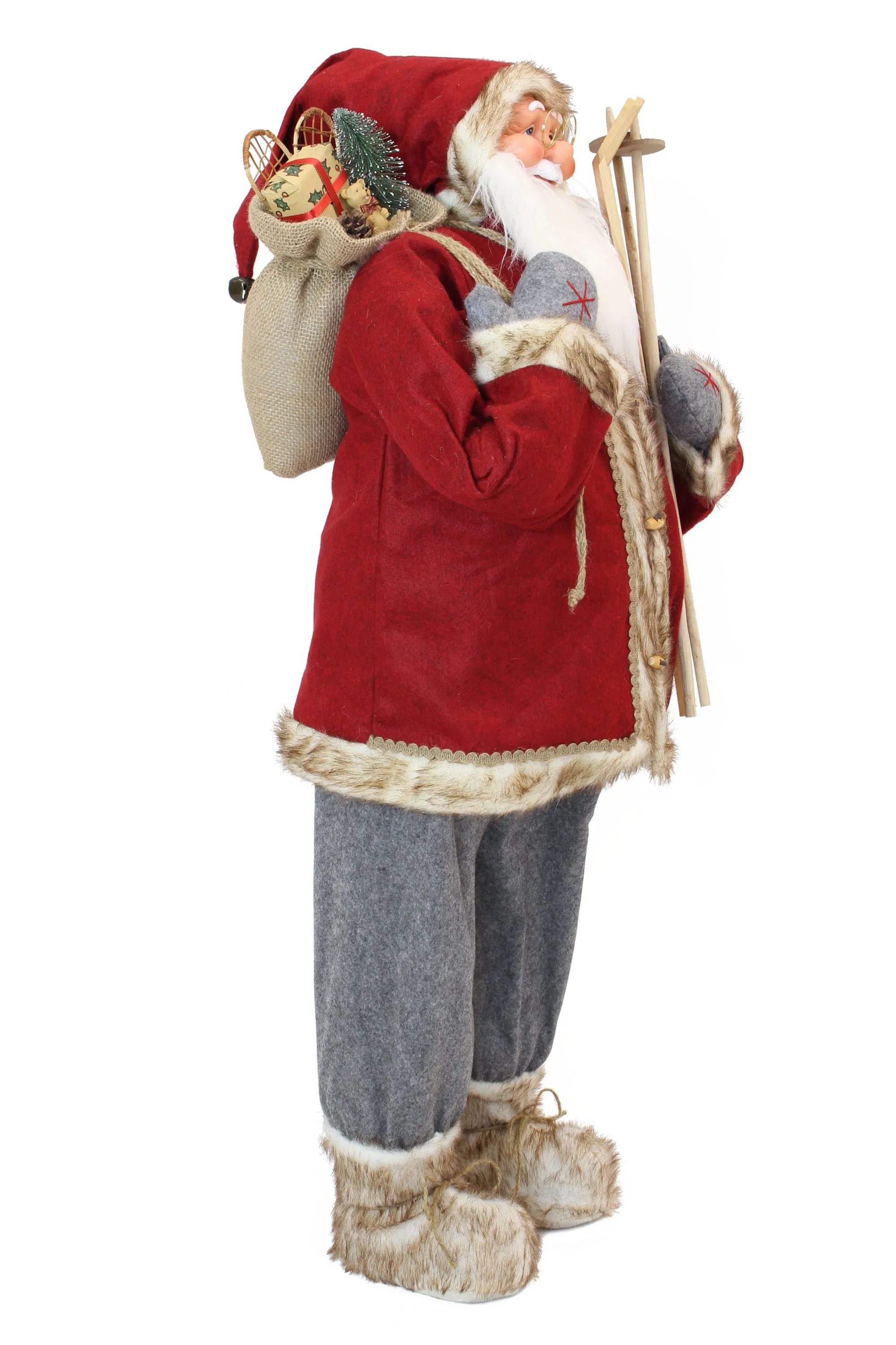 Nikolaus "Riesengroß"  im Frank Flechtwaren Online Shop für Weihnachtsmänner kaufen