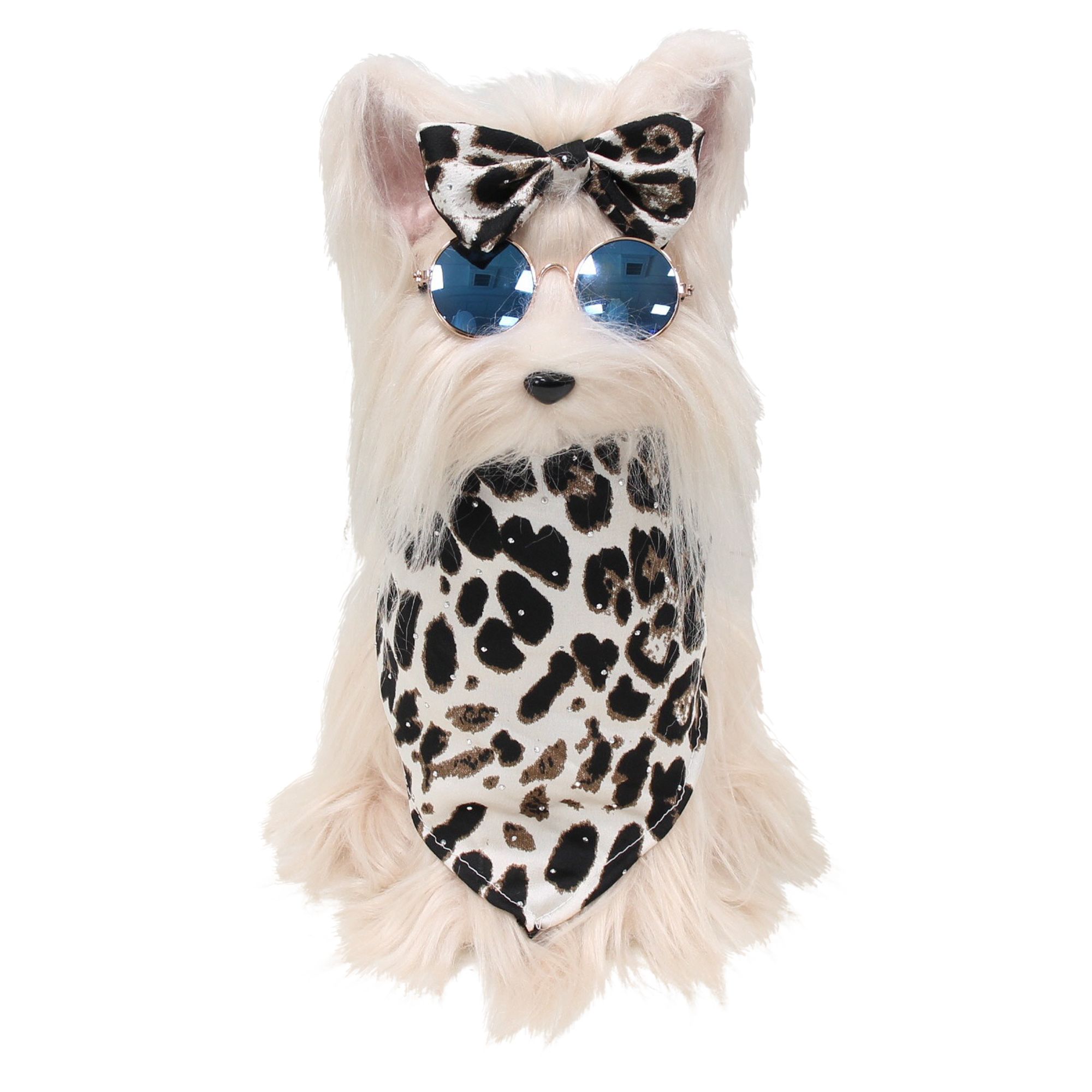 Deko-Figur "Hündchen Leonore"  im Frank Flechtwaren Online Shop für Animal Print kaufen