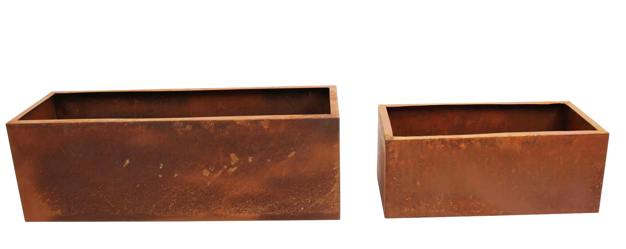 Pflanzer "Rost", 2er Set  im Frank Flechtwaren Online Shop für Pflanztöpfe kaufen
