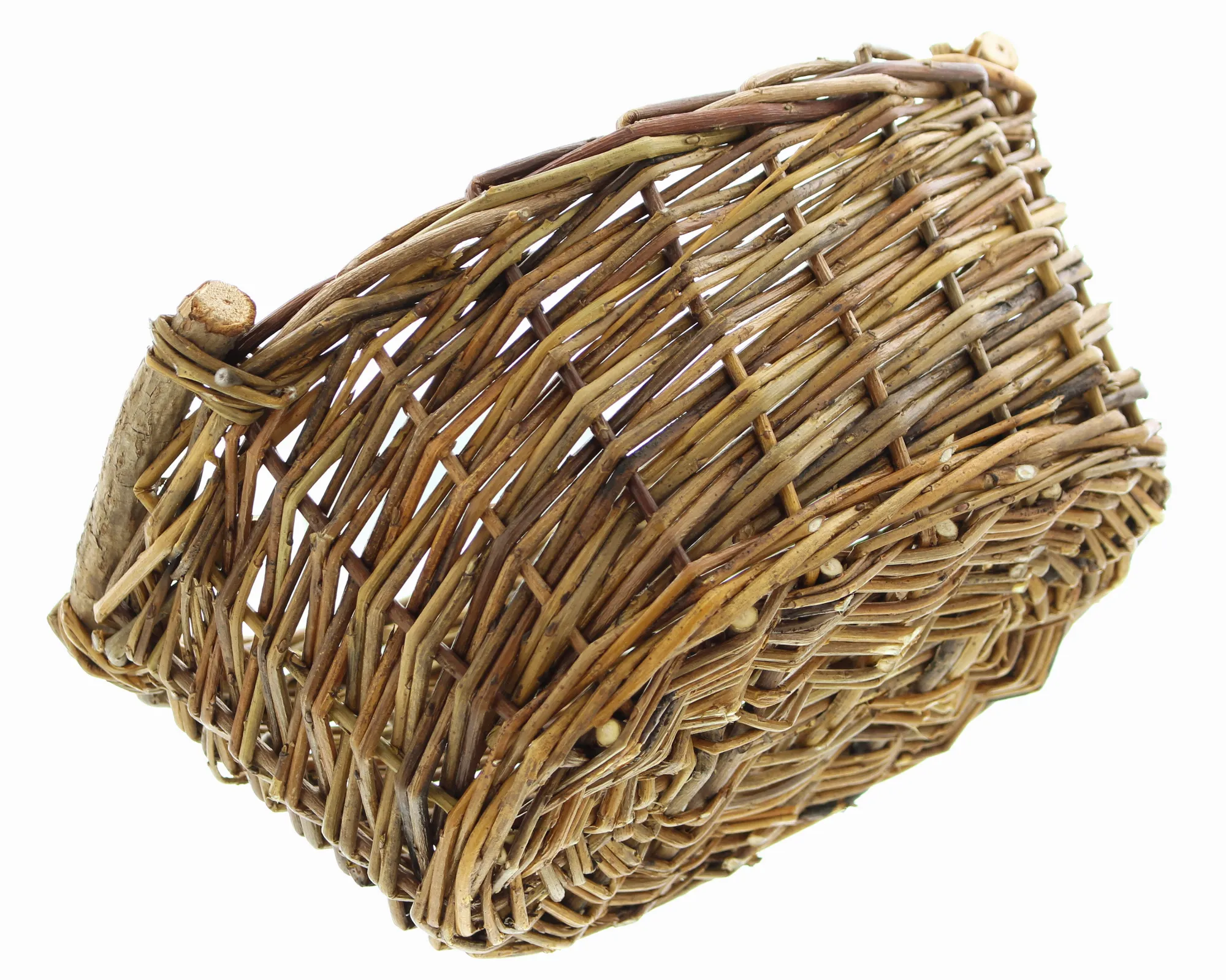 Füllkorb "Holzgriff", klein  im Frank Flechtwaren Online Shop für Füllkörbe &amp; Universalkörbe kaufen