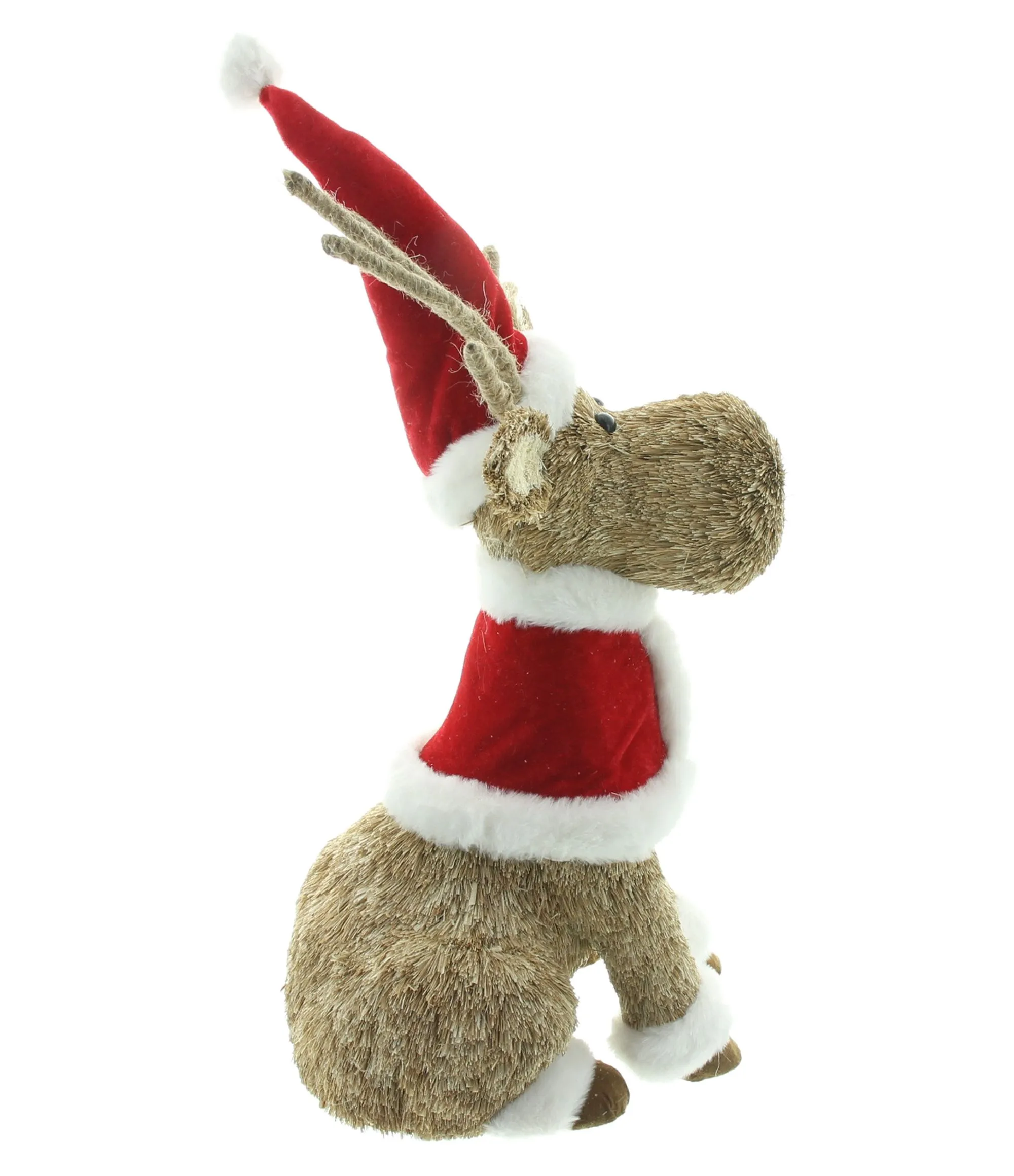 Deko-Figur "Santa's Deer"  im Frank Flechtwaren Online Shop für Weihnachtsmänner kaufen