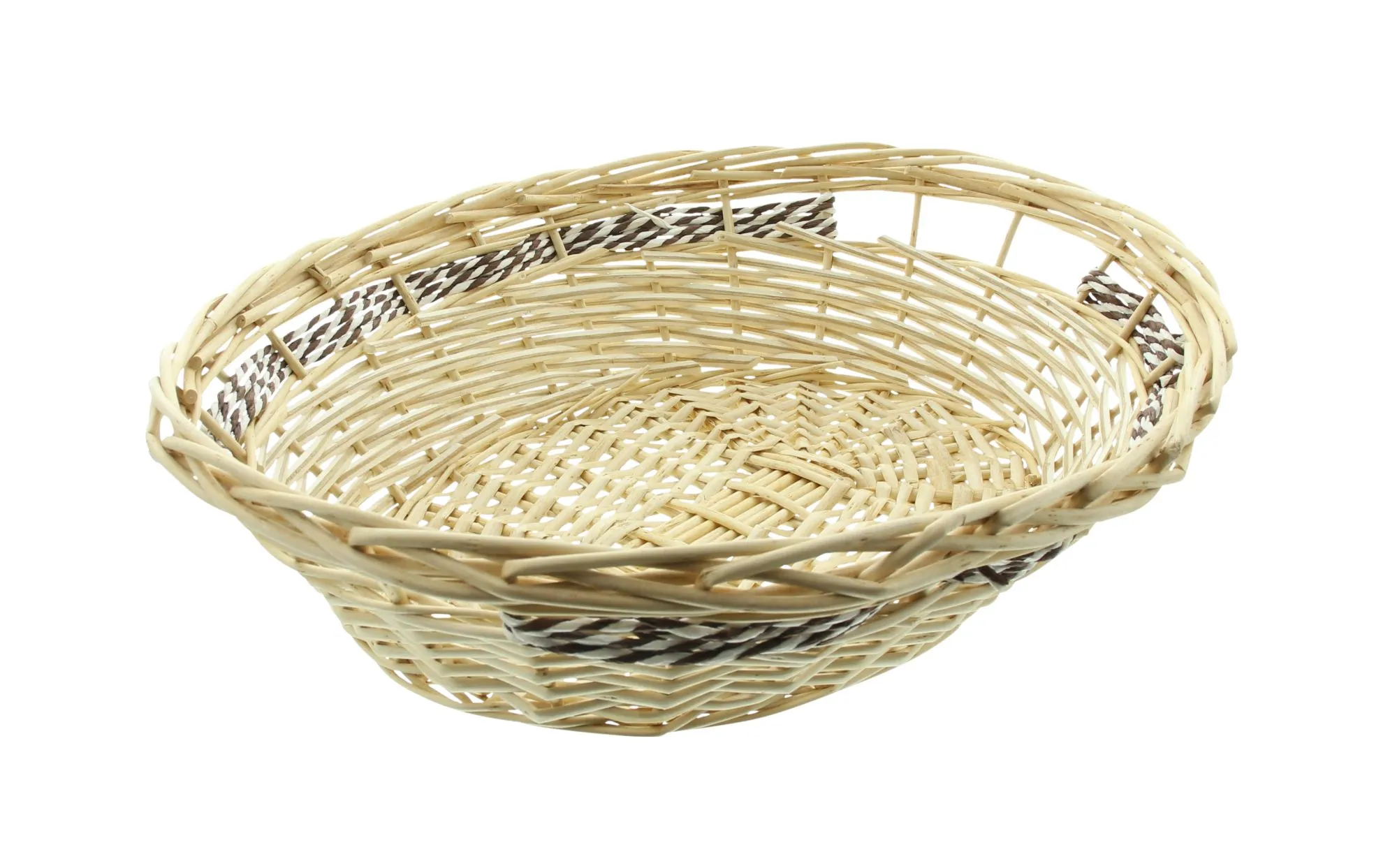 Schale "Papierschnurgeflecht", oval  im Frank Flechtwaren Online Shop für Schalen kaufen