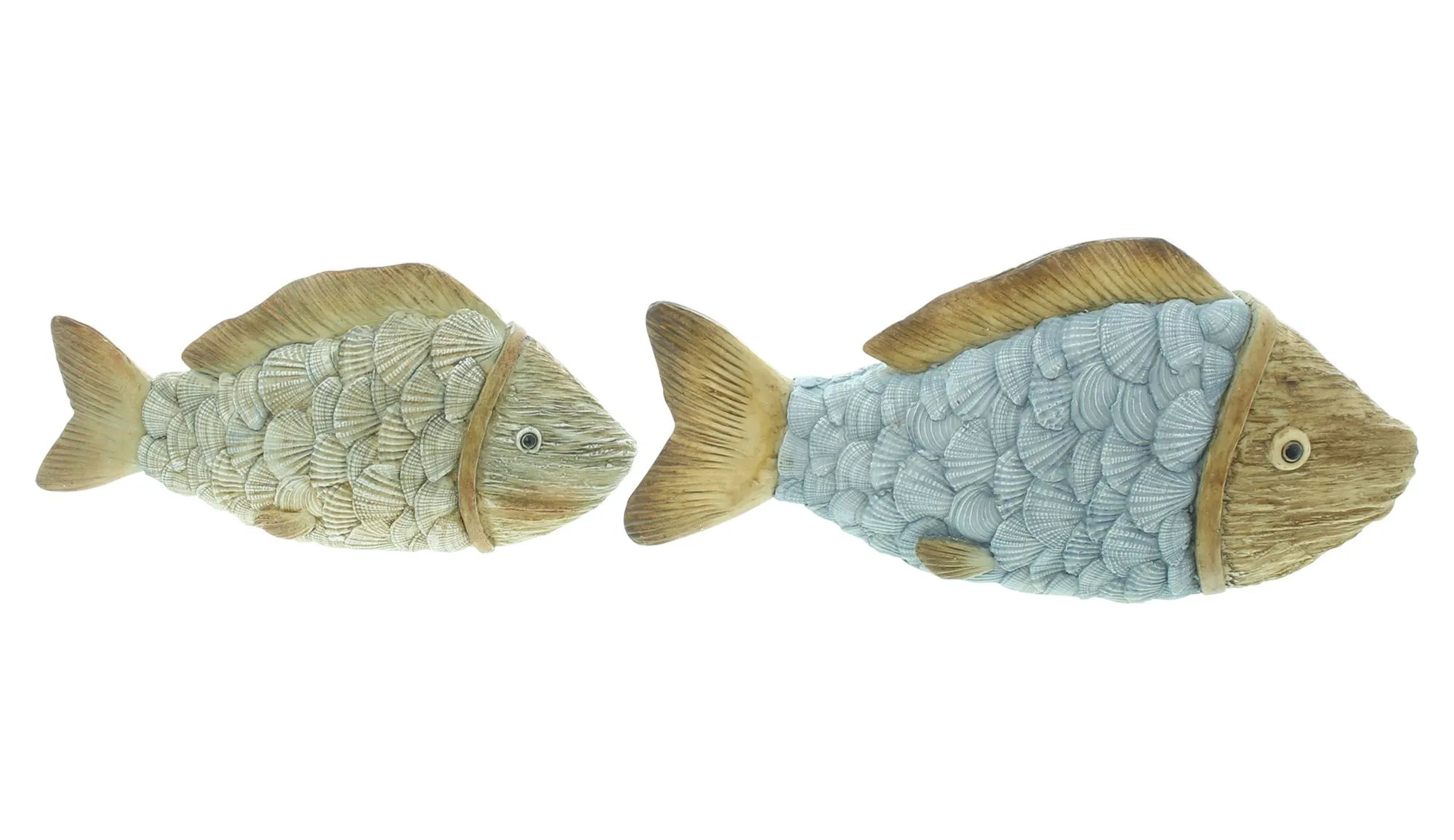 Figur "Fisch", 2er Set  im Frank Flechtwaren Online Shop für Dekofiguren kaufen