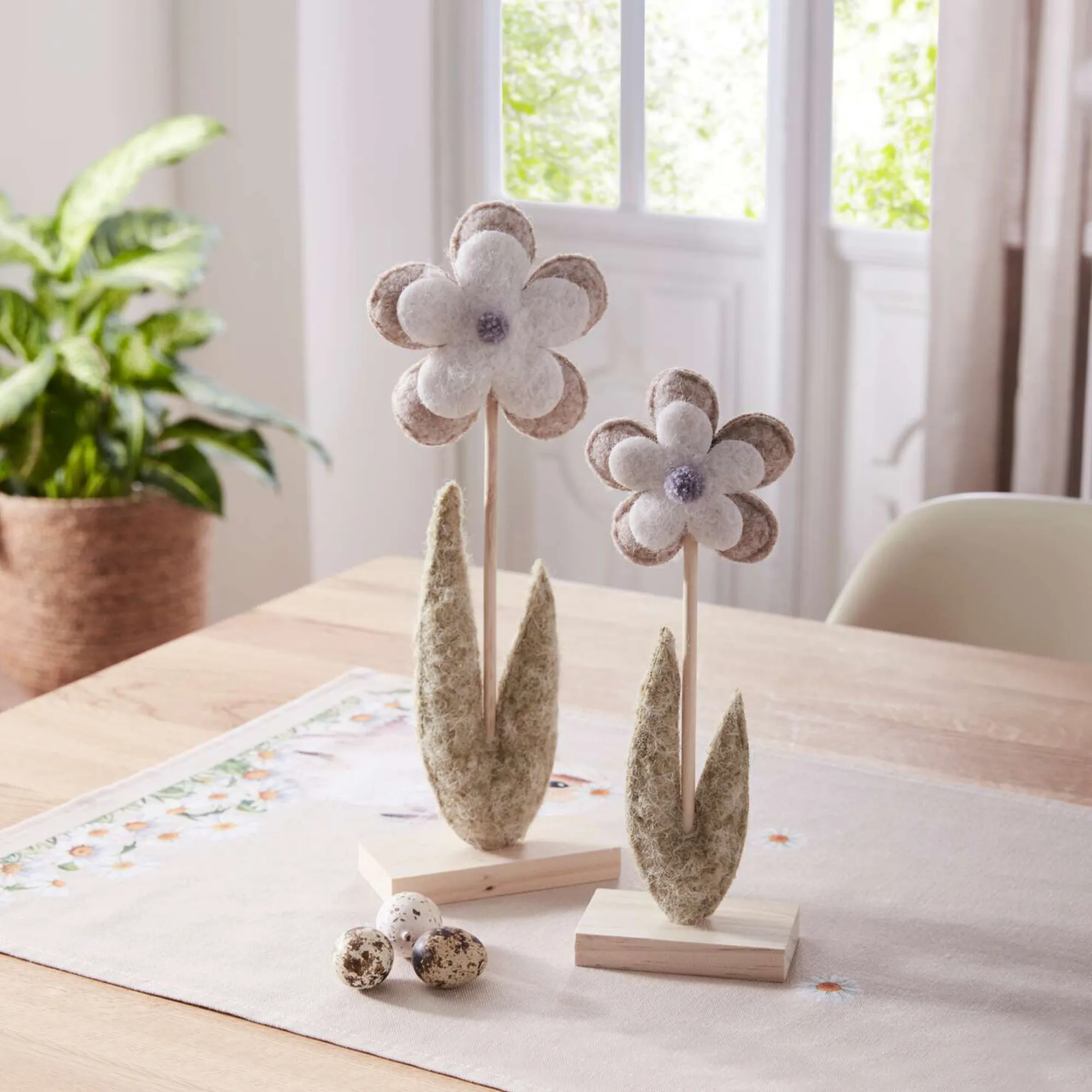 Dekoblume "Soft", 2er Set  im Frank Flechtwaren Online Shop kaufen
