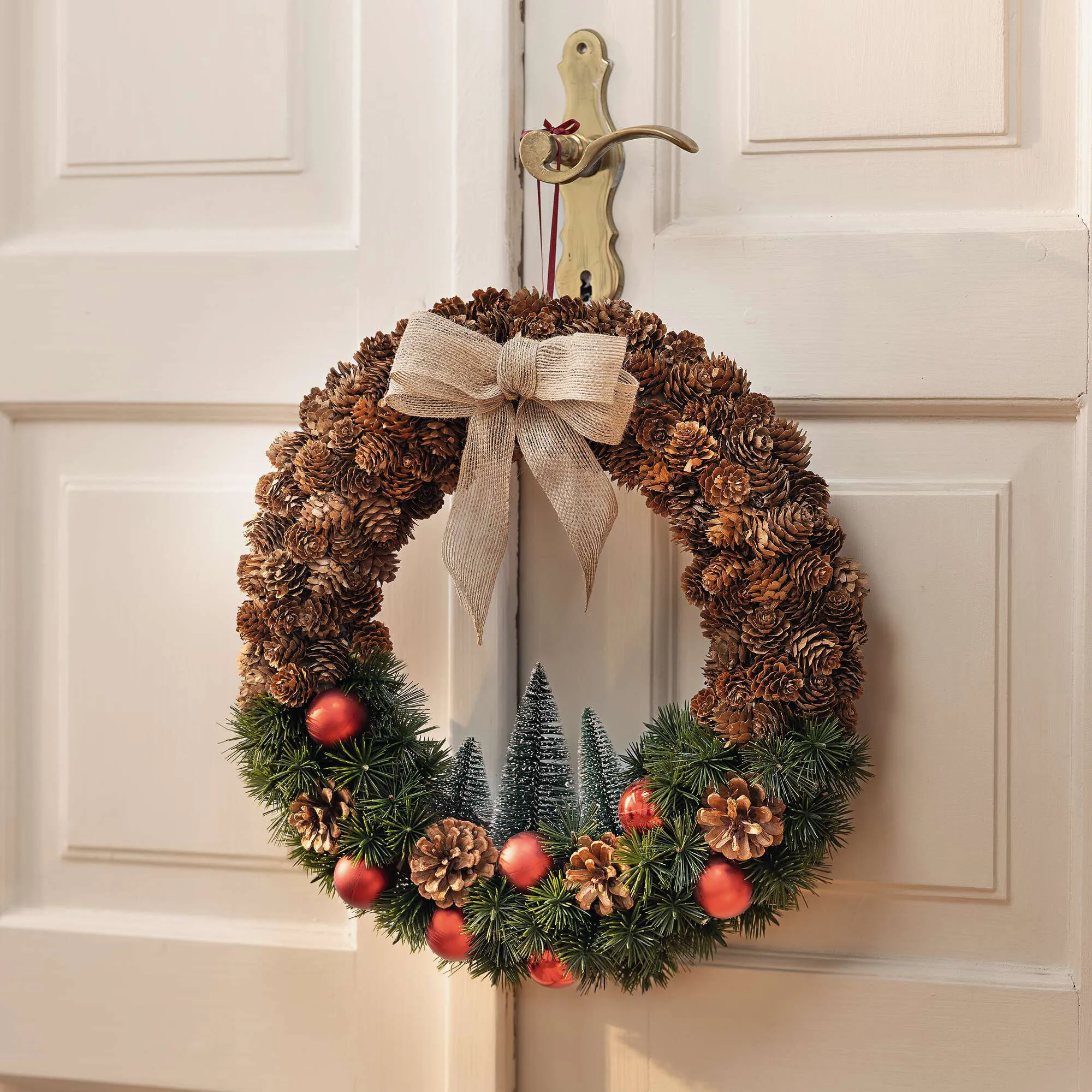 Kranz "Weihnachtswäldchen"  im Frank Flechtwaren Online Shop kaufen