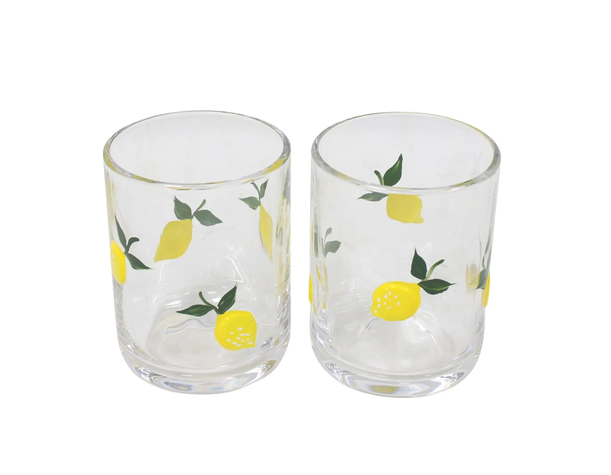 Glas "Zitrone", 2er Set  im Frank Flechtwaren Online Shop kaufen