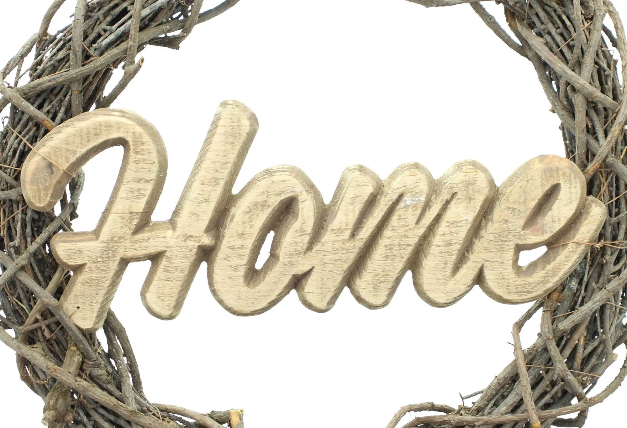 Kranz "Home"  im Frank Flechtwaren Online Shop für Chalet kaufen