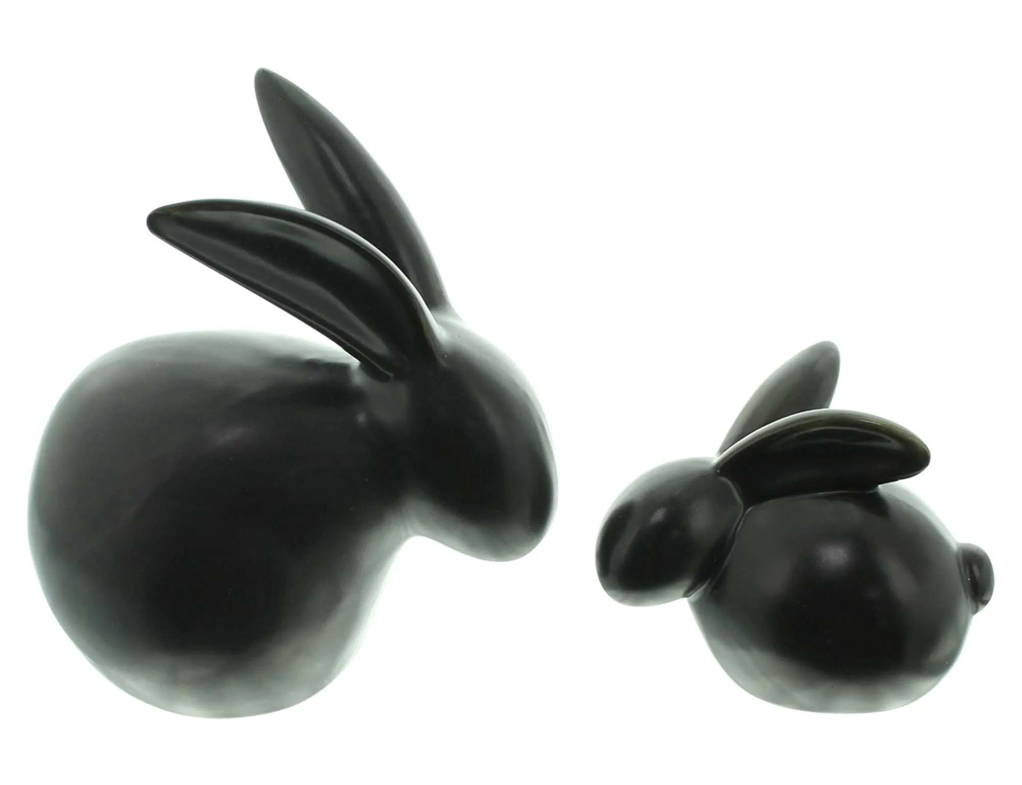 Hase "Black", 2er Set  im Frank Flechtwaren Online Shop für Hasen &amp; Co kaufen