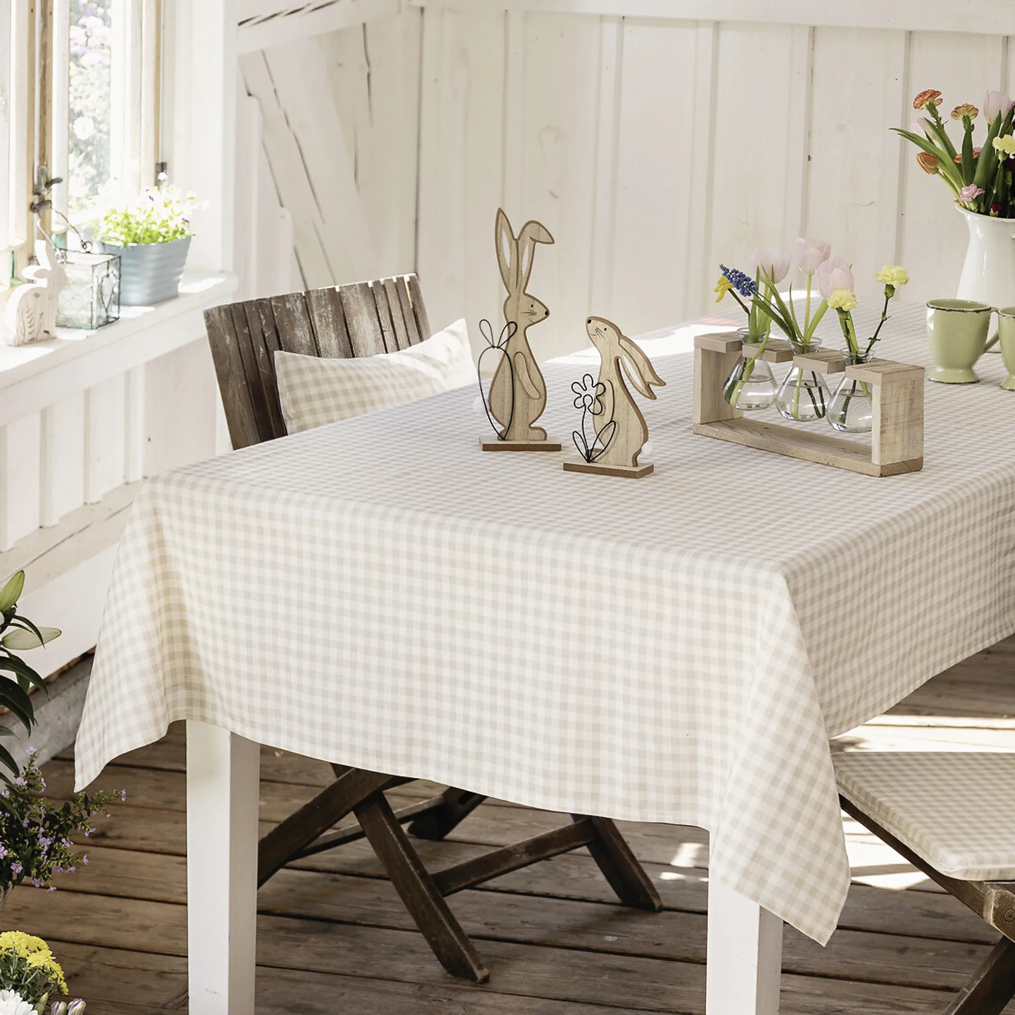 Tafeldecke "Maison naturelle"  im Frank Flechtwaren Online Shop für Landhaus-Flair kaufen