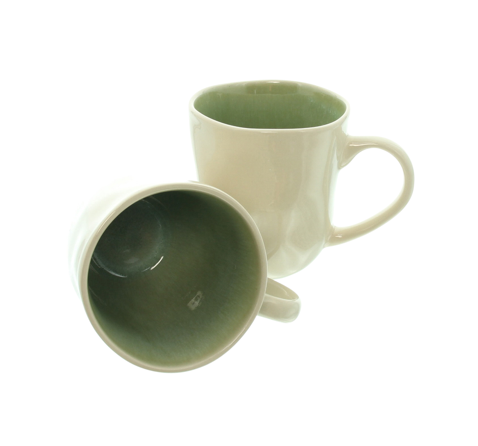 Tasse "Organic", 2er Set  im Frank Flechtwaren Online Shop für Tischlein deck dich kaufen