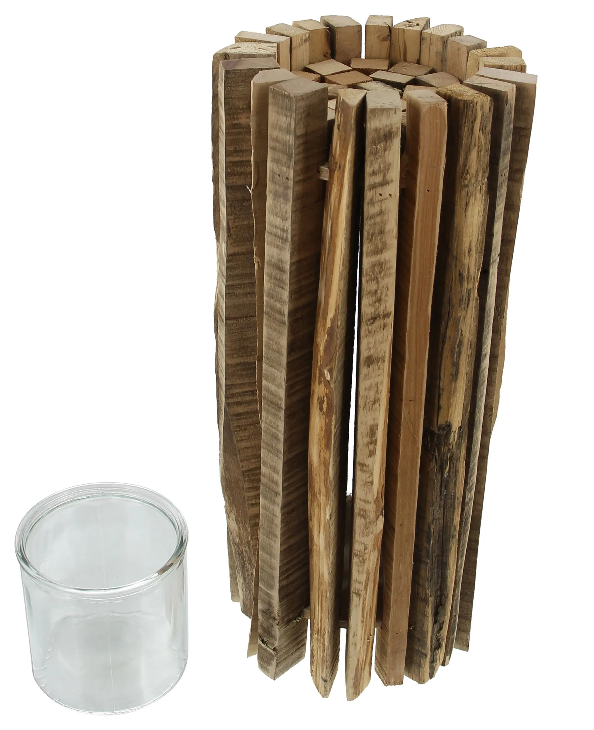 Windlicht "Stakete", groß  im Frank Flechtwaren Online Shop für Windlichter kaufen