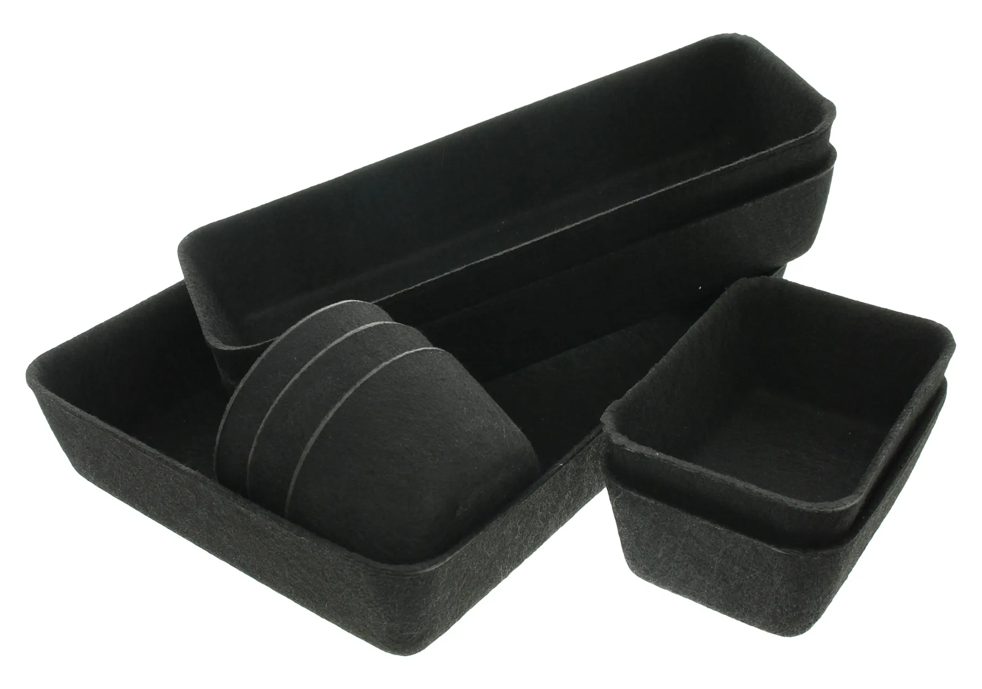 Schubladen-Organizer "Black", 8tlg.  im Frank Flechtwaren Online Shop für Modern Living kaufen