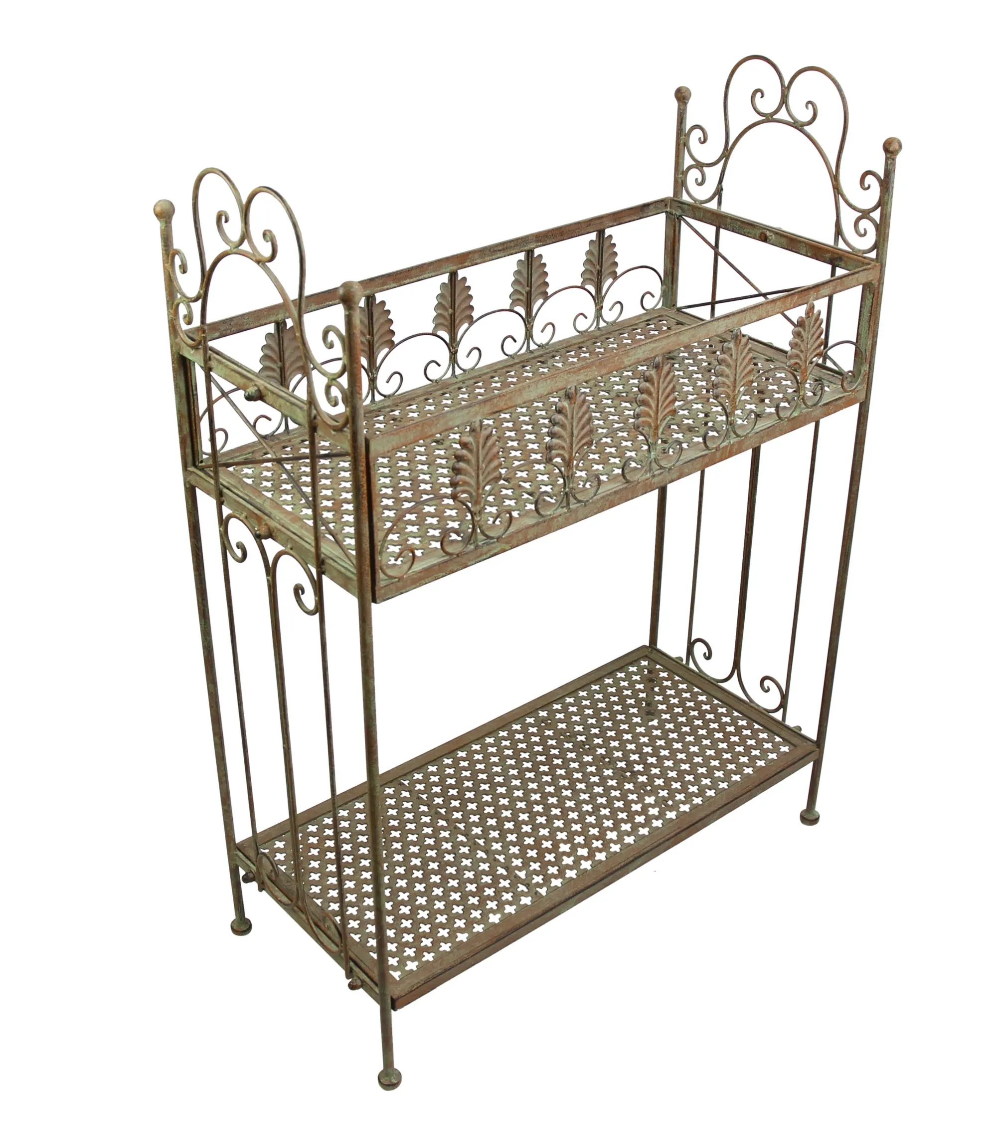 Regal "Antik"  im Frank Flechtwaren Online Shop für Regale für den Garten kaufen