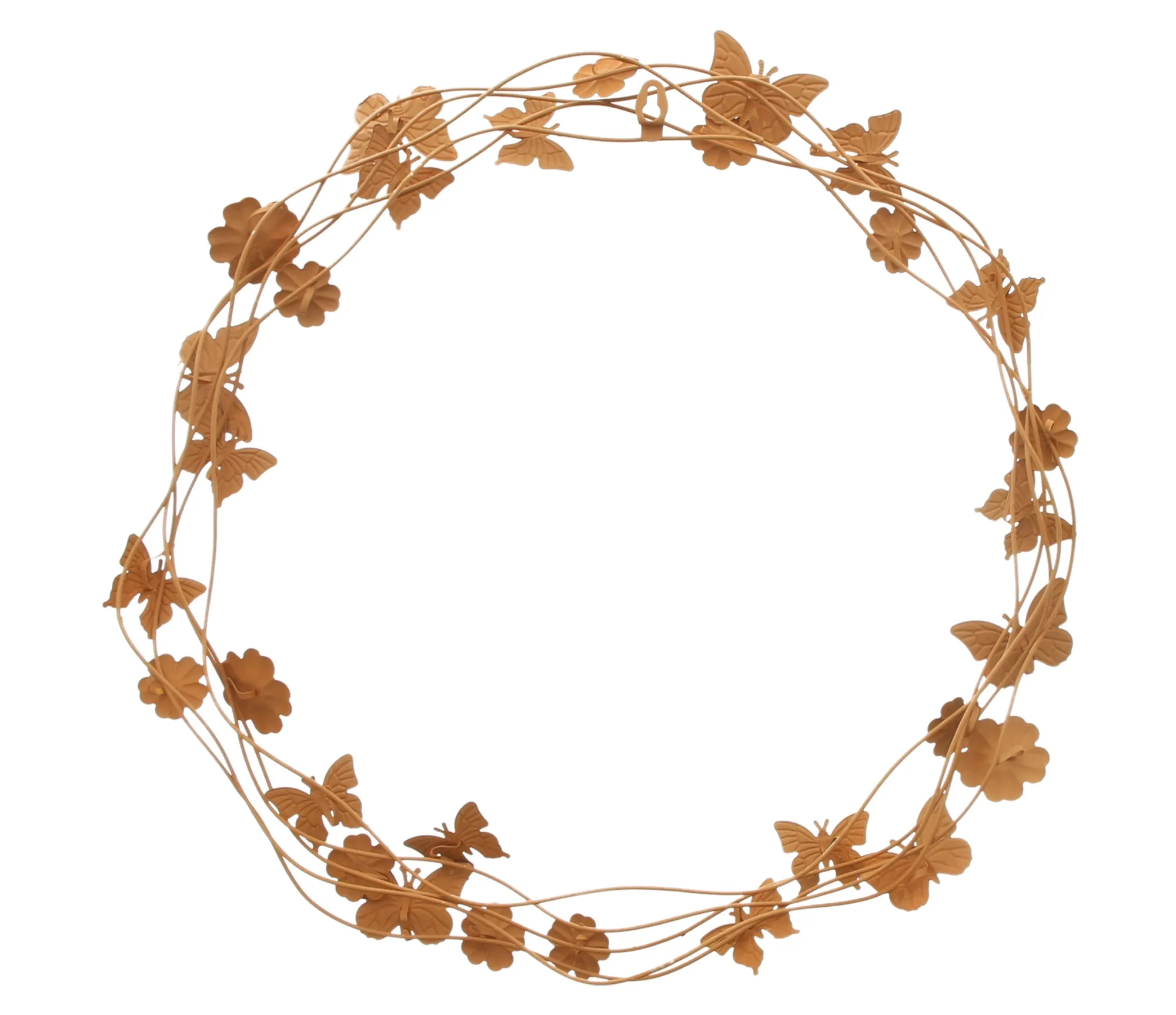 Rostkranz "Blumen und Schmetterlinge"  im Frank Flechtwaren Online Shop für Bunter Ostergarten kaufen