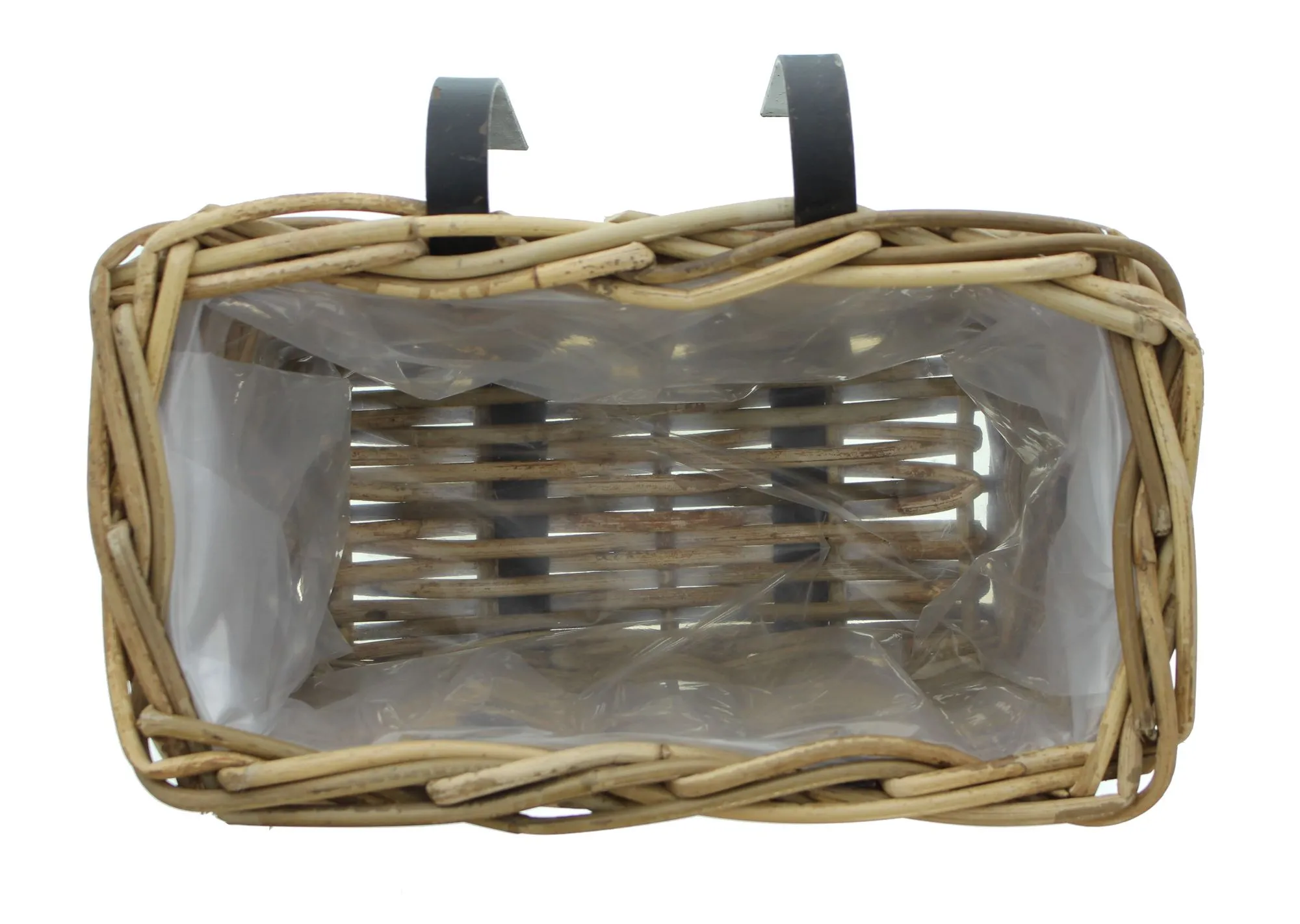 Balkonpflanzer "Rattan", klein  im Frank Flechtwaren Online Shop für Pflanztöpfe kaufen