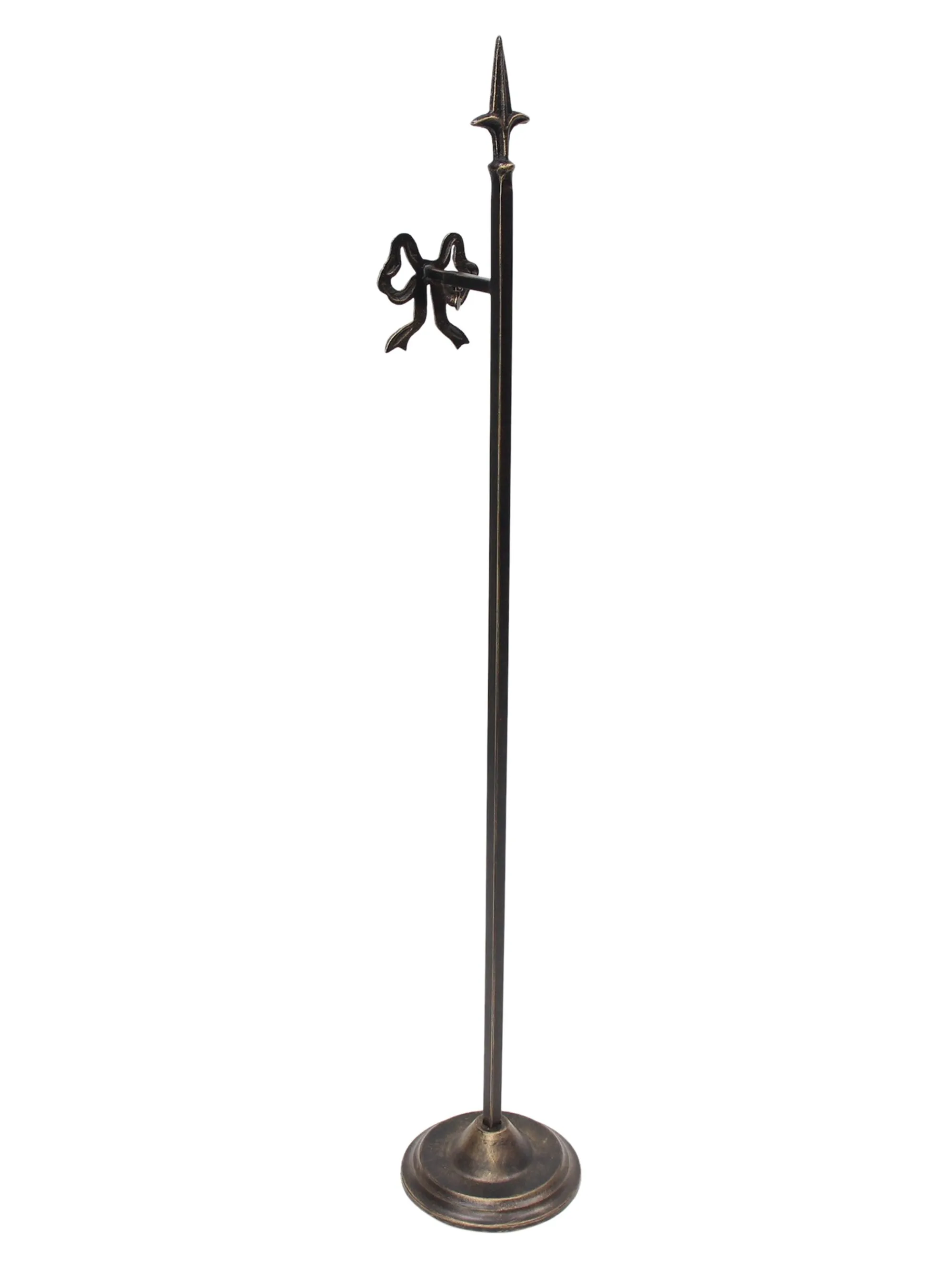 Kranzhalter "Schleife"  im Frank Flechtwaren Online Shop für Vintage-Flair im Weihnachtsgarten kaufen