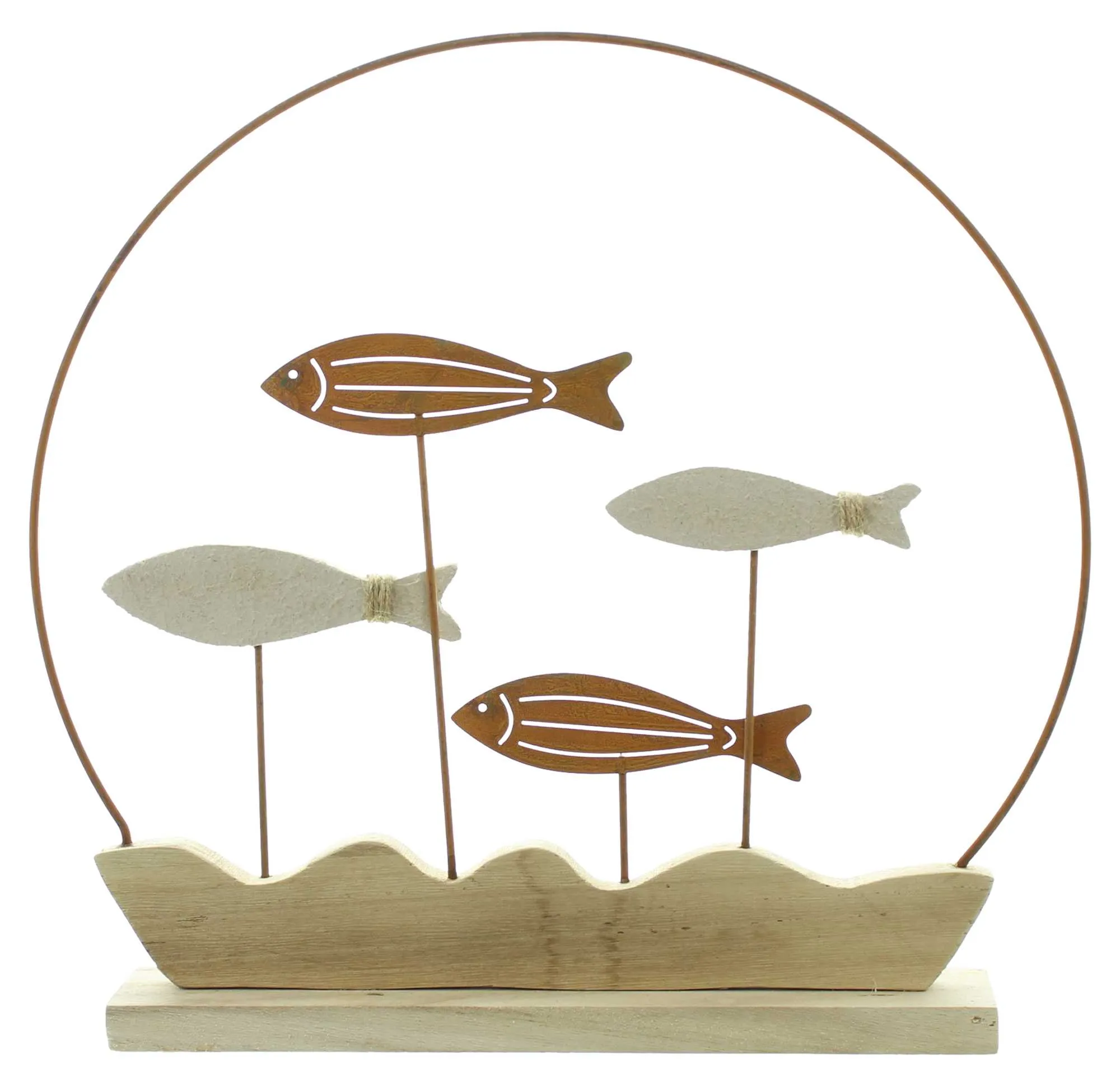 Dekoring "Fischschwarm"  im Frank Flechtwaren Online Shop für Dekoringe kaufen