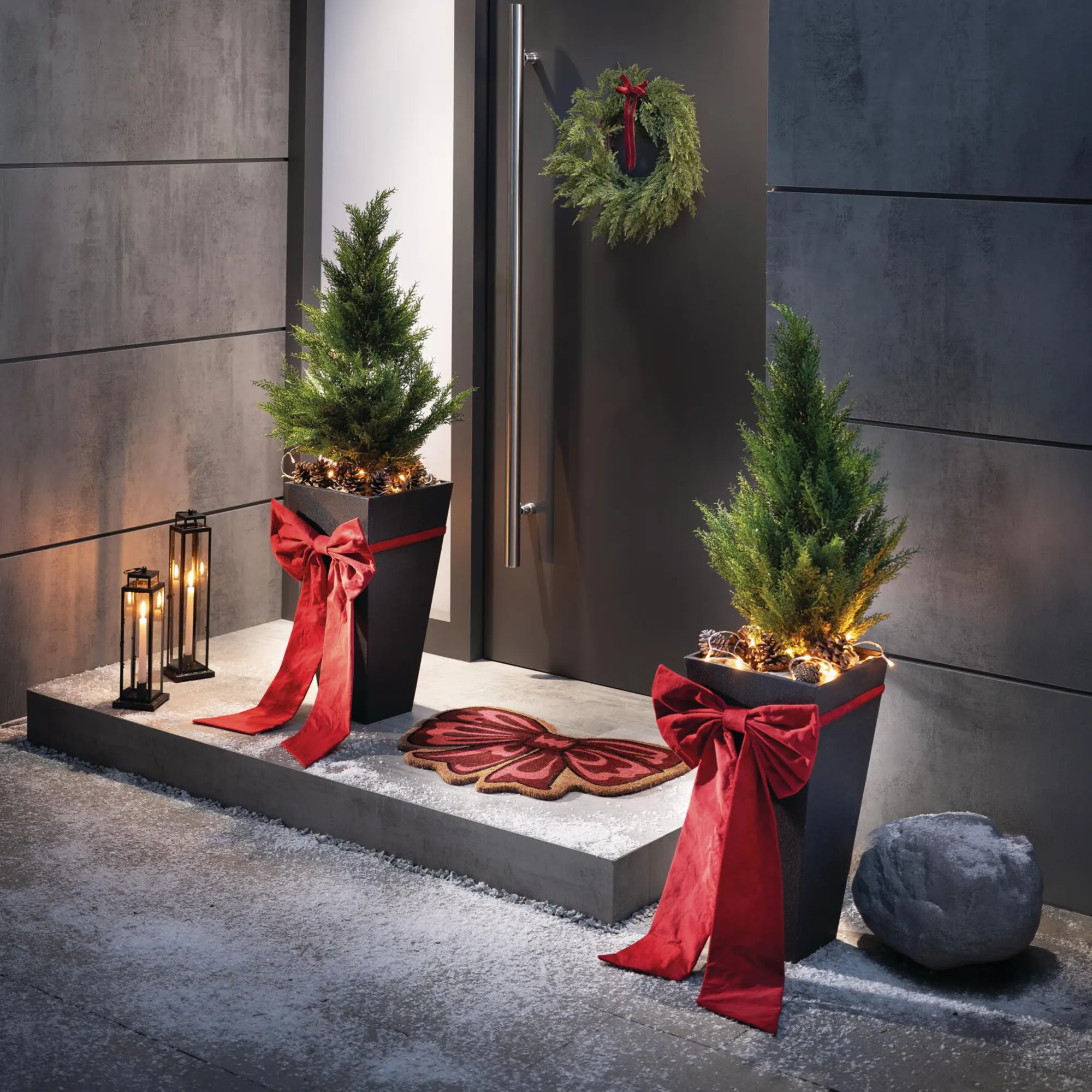 Kranz "Zypressenzweige"  im Frank Flechtwaren Online Shop für Weihnachtliche Kränze kaufen