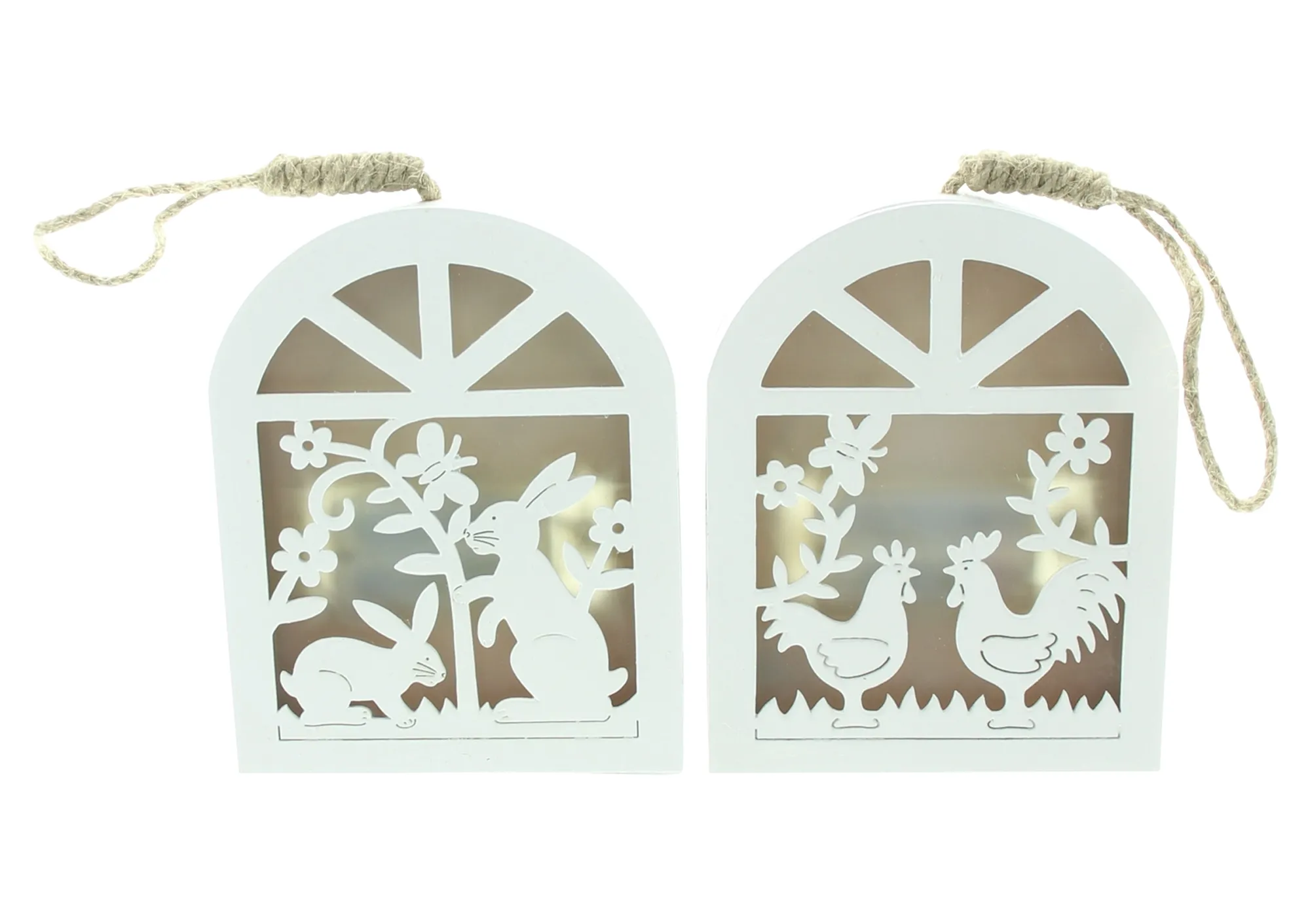 LED-Hänger "Frühling", 2er Set  im Frank Flechtwaren Online Shop für Österliche Dekohänger kaufen