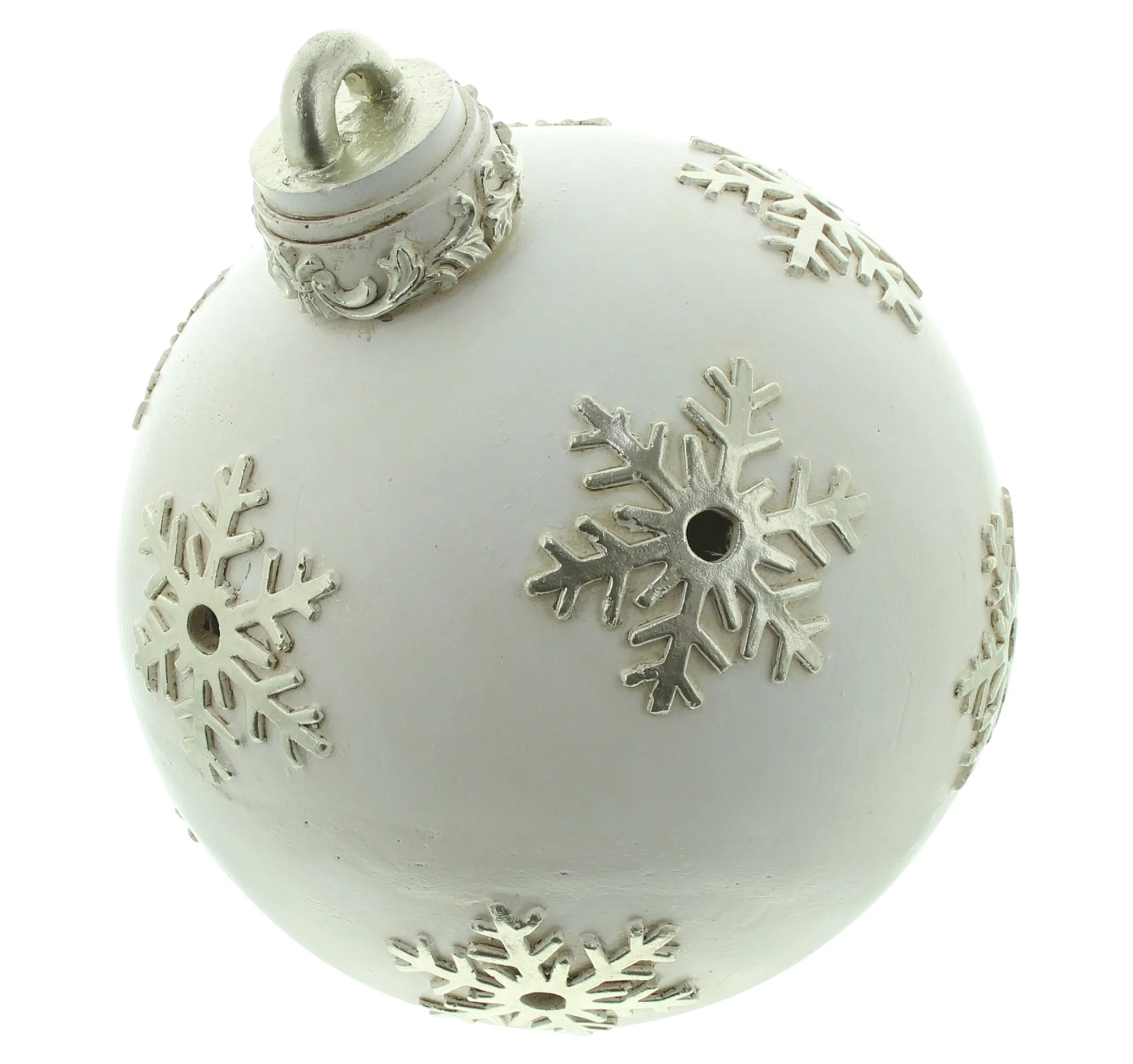 LED-Weihnachtskugel "Nostalgie", groß  im Frank Flechtwaren Online Shop für Weihnachtliche LED-Deko kaufen