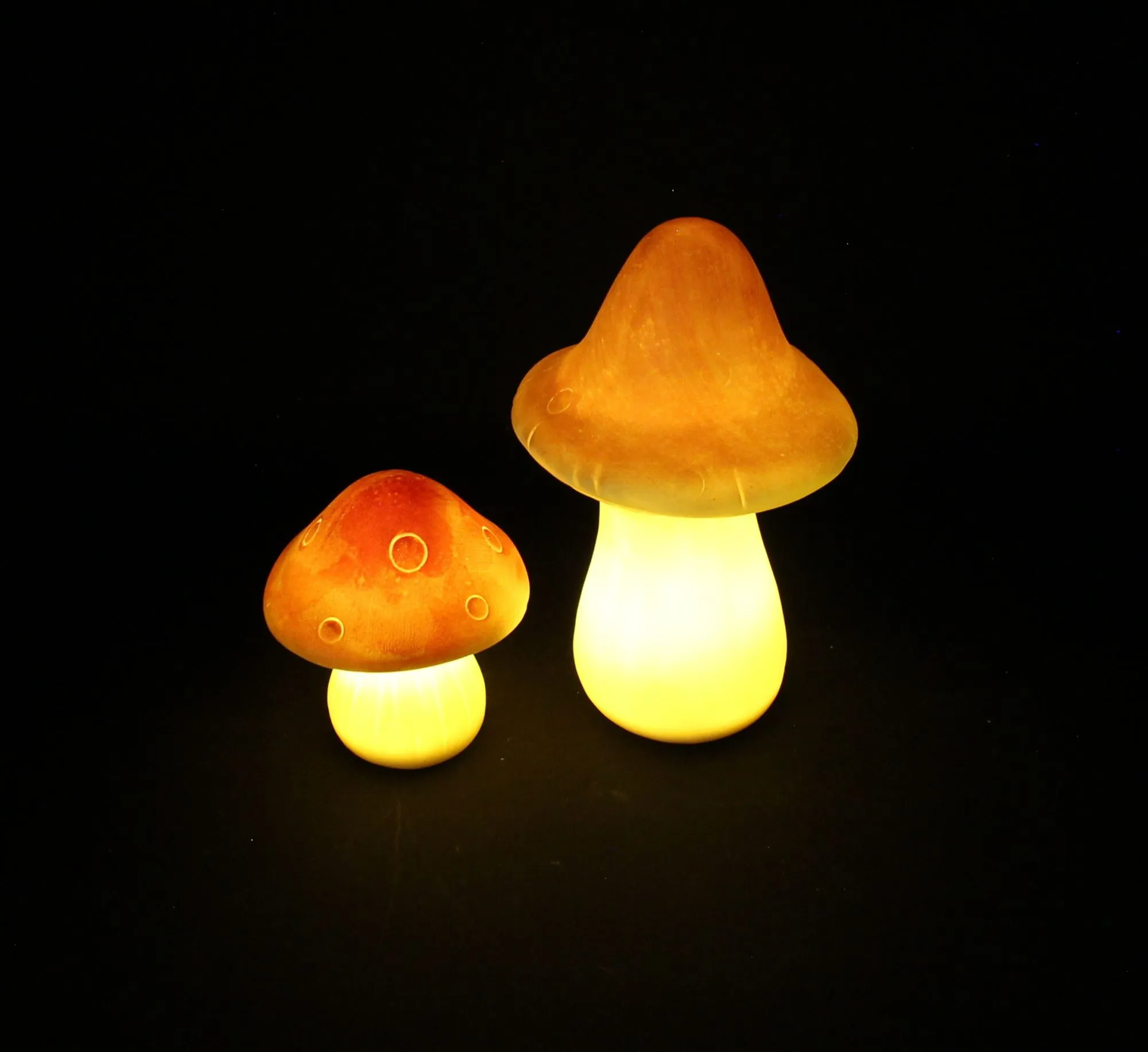 LED-Deko "Pilz", 2er Set  im Frank Flechtwaren Online Shop für Waldspaziergang kaufen