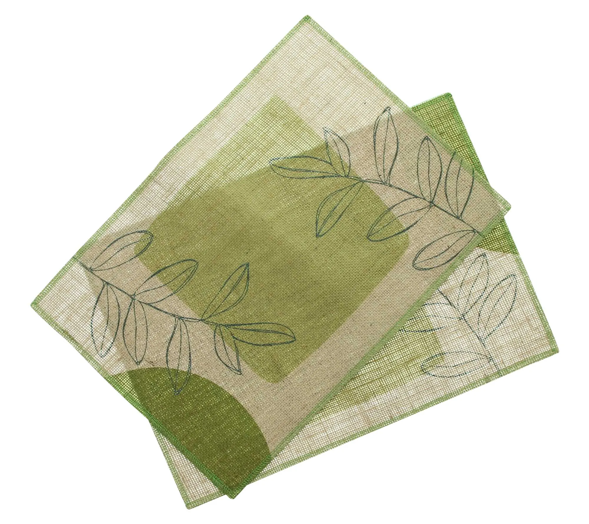 Platzmatte "Green Nature", 2er Set  im Frank Flechtwaren Online Shop für Gartenparty kaufen