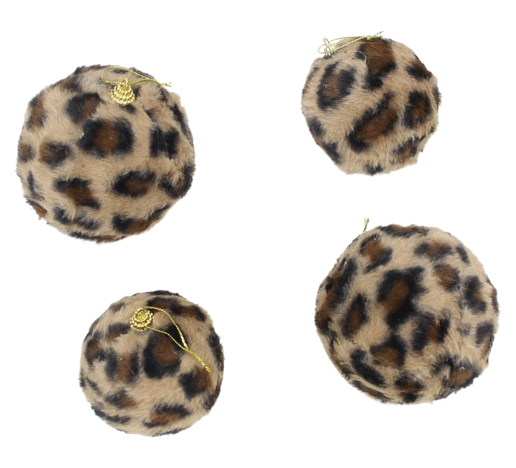 Christbaumkugel "Leo", 4er Set  im Frank Flechtwaren Online Shop für Christbaumkugeln kaufen