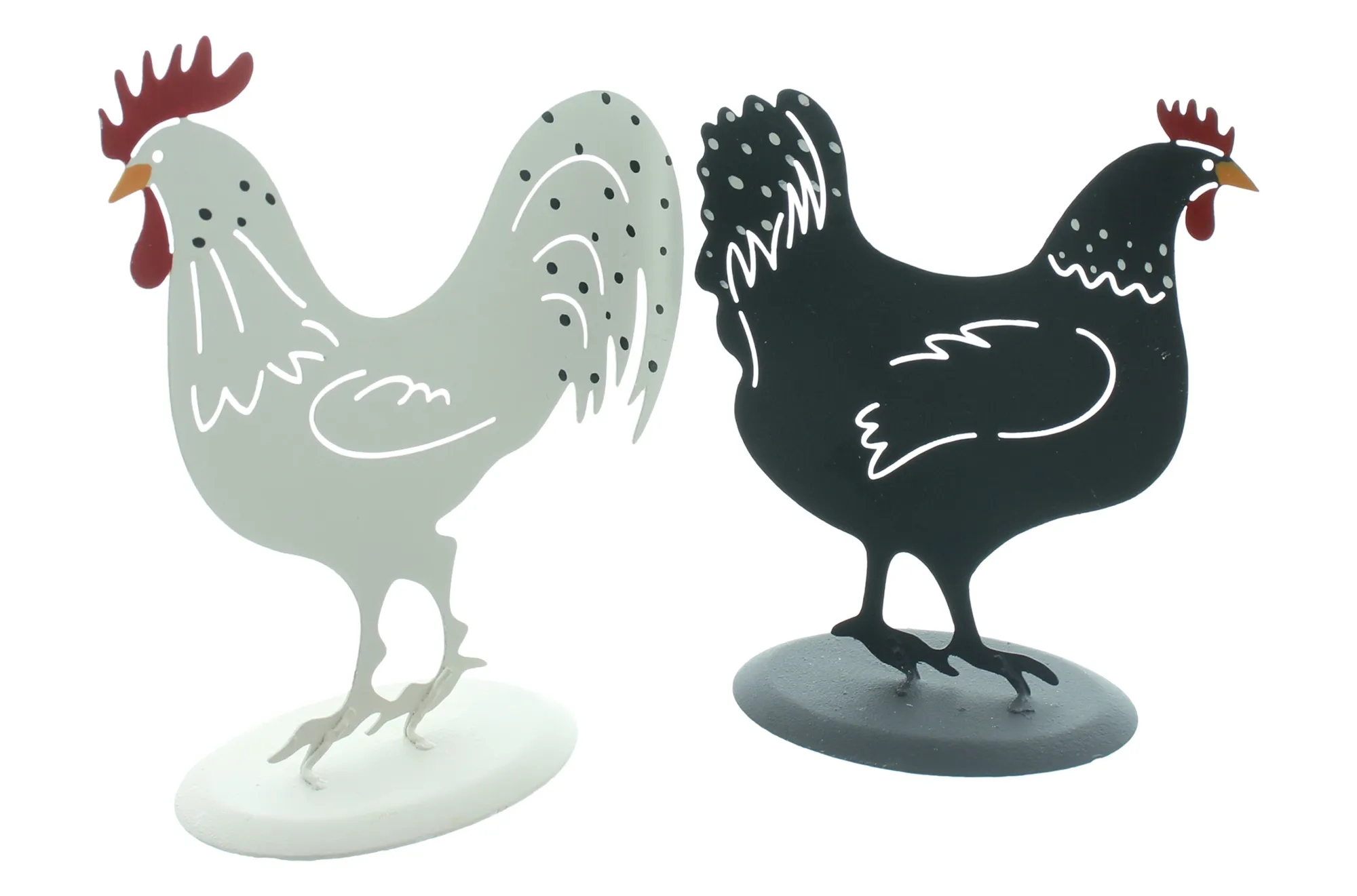 Figur "Black &amp; White", 2er Set  im Frank Flechtwaren Online Shop für Dekofiguren kaufen