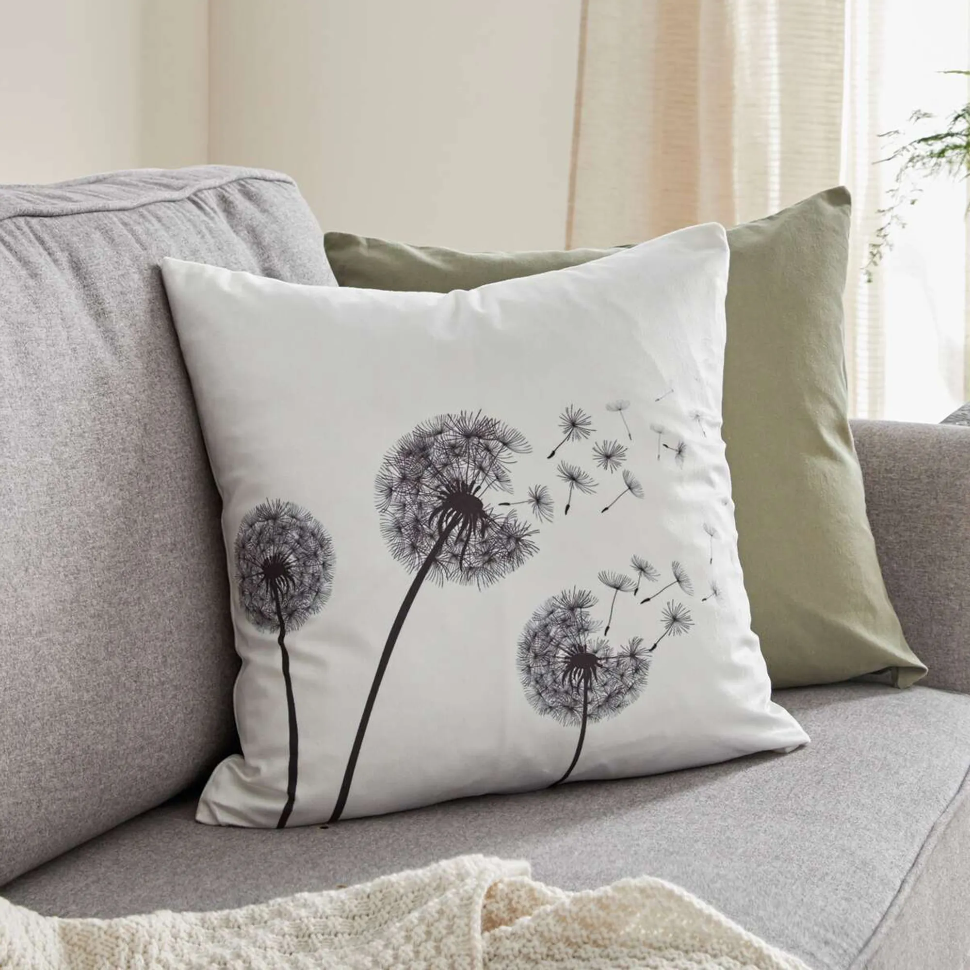 Kissenhülle "Pusteblume"  im Frank Flechtwaren Online Shop kaufen