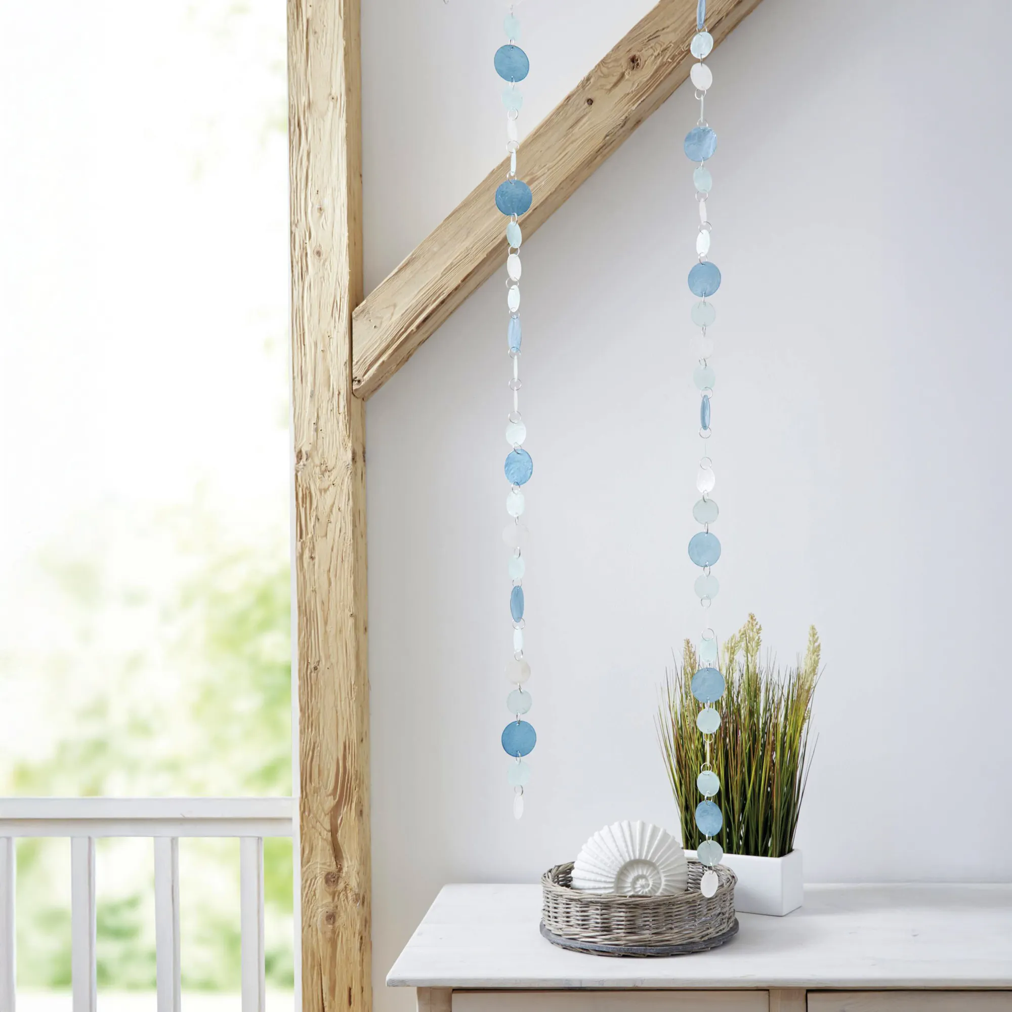 Capizgirlande "Bubbles"  im Frank Flechtwaren Online Shop für Dekohänger kaufen